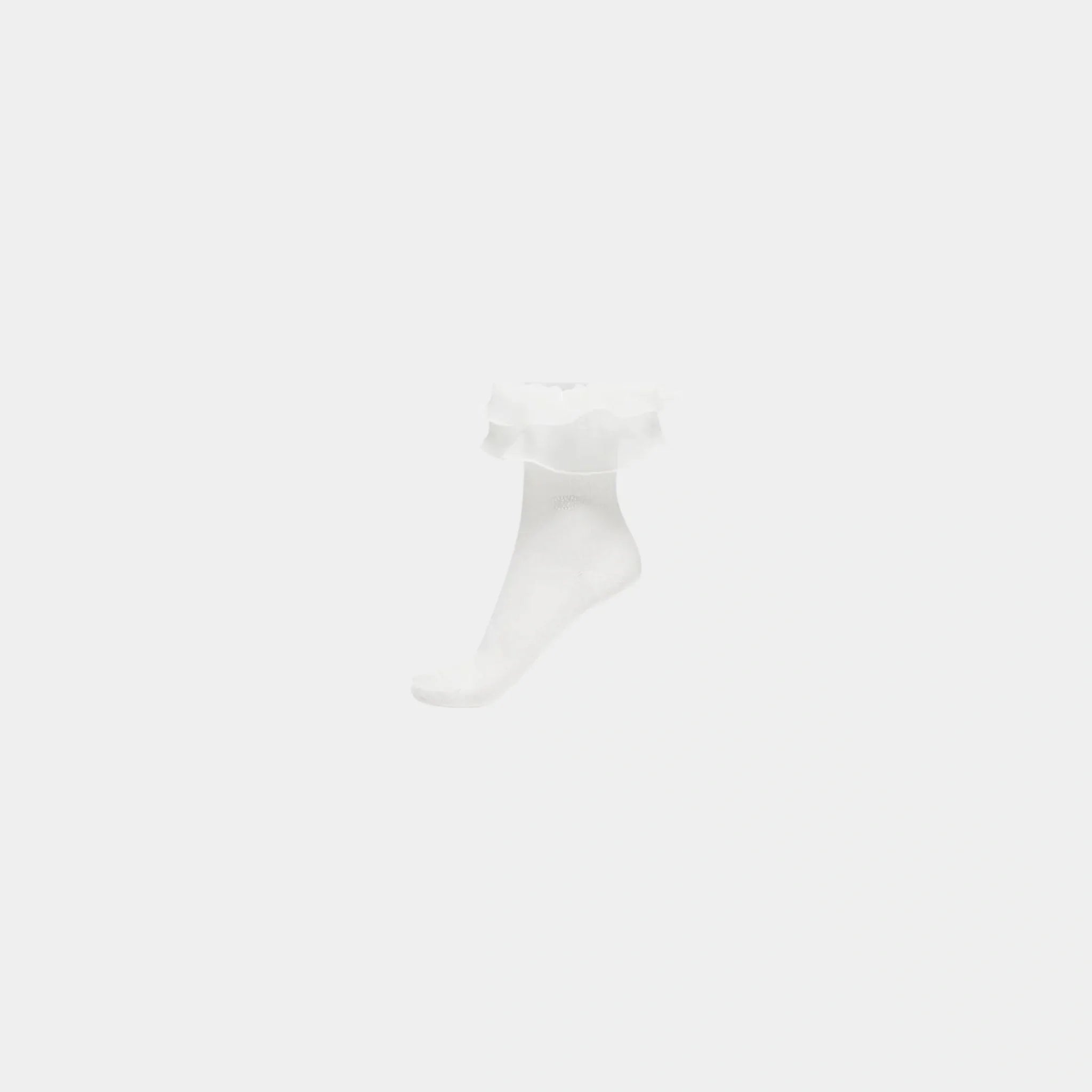 Chanel Socks Silk & cotton White, fron