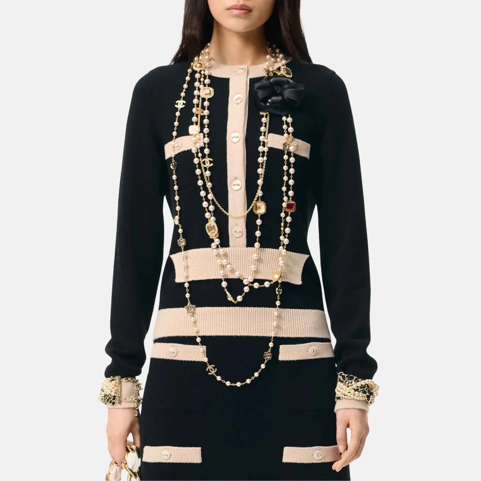 Chanel Sweater Cashmere, Black