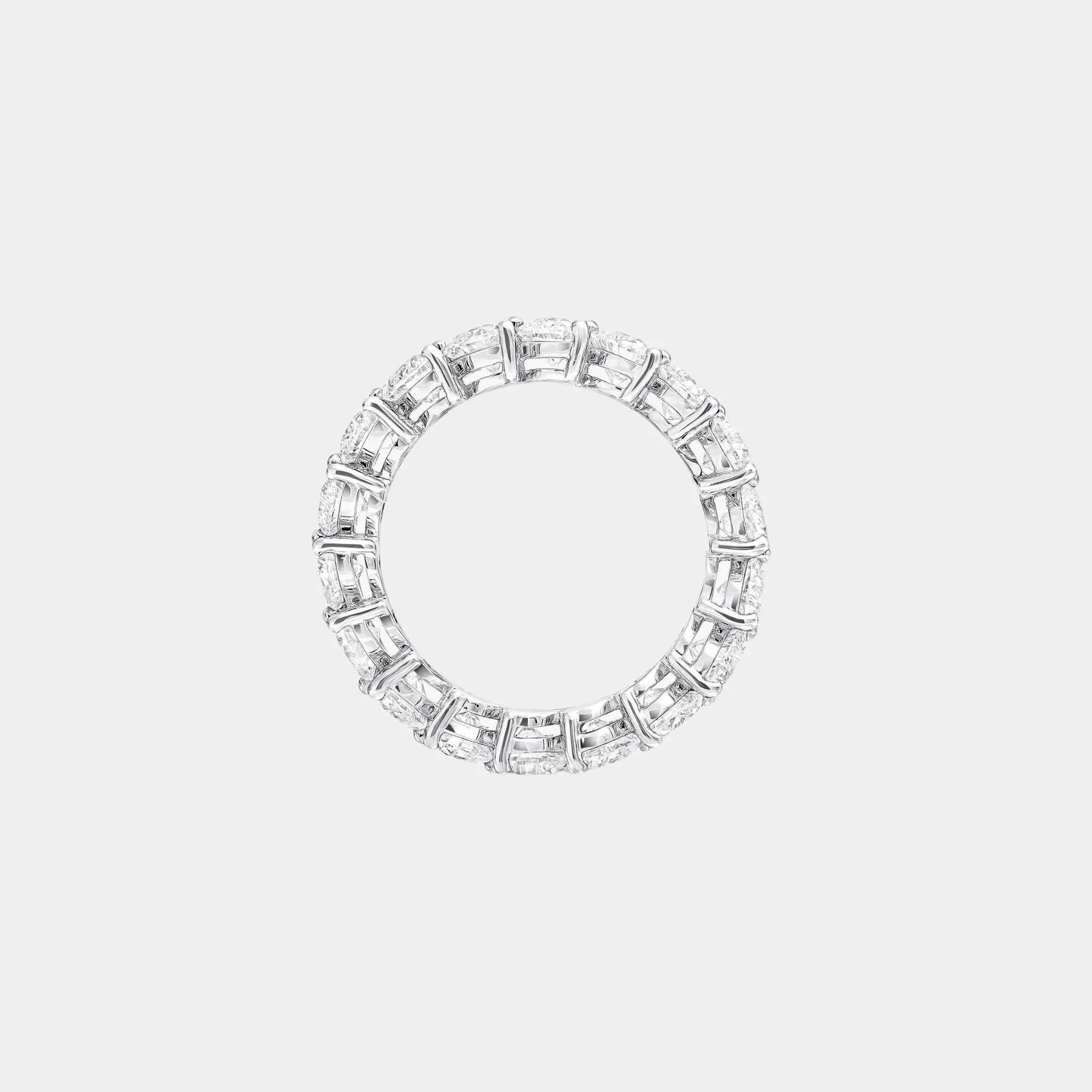 Classic Graff Heart Shape Diamond Wedding Band