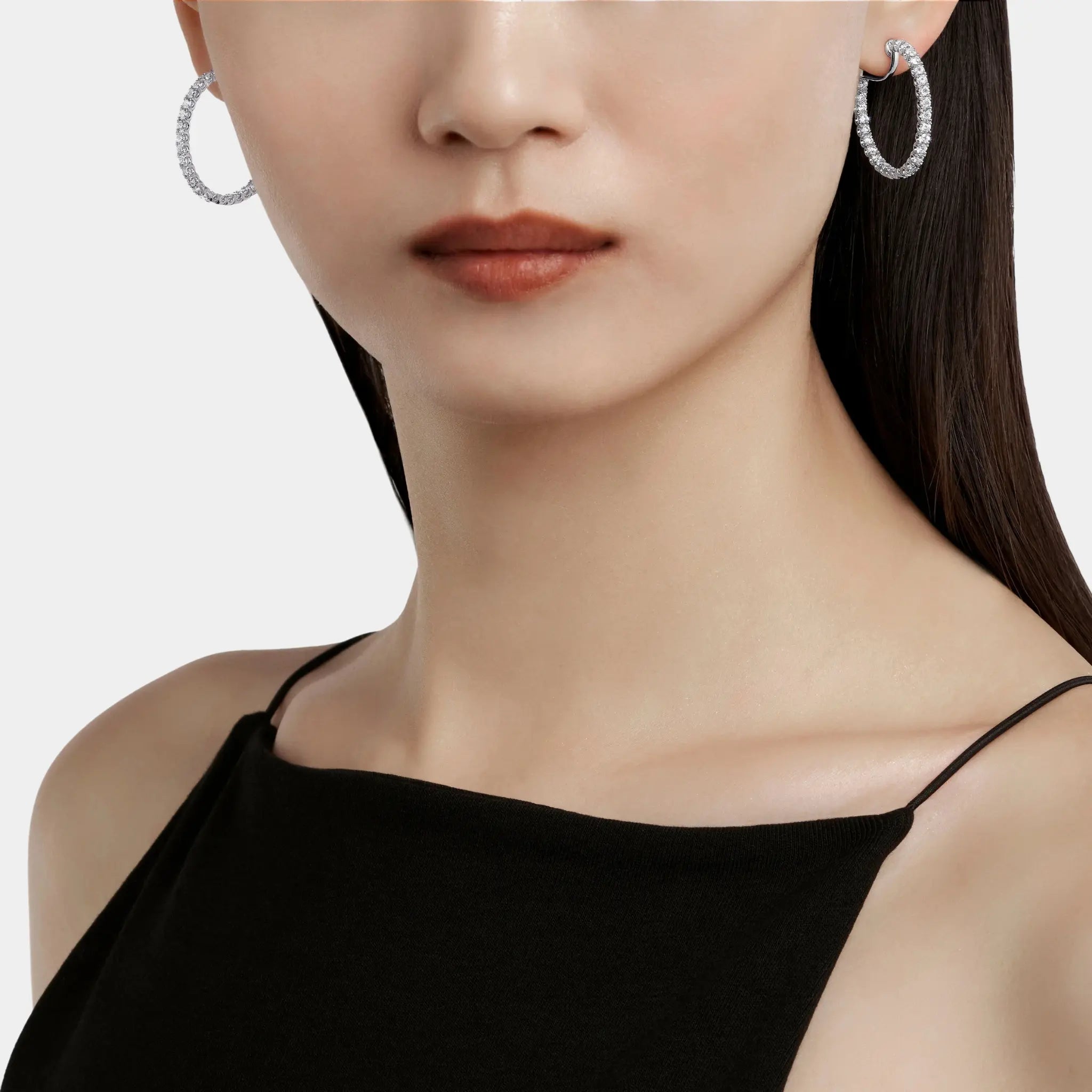 Classic Graff Round Diamond Hoop Earrings