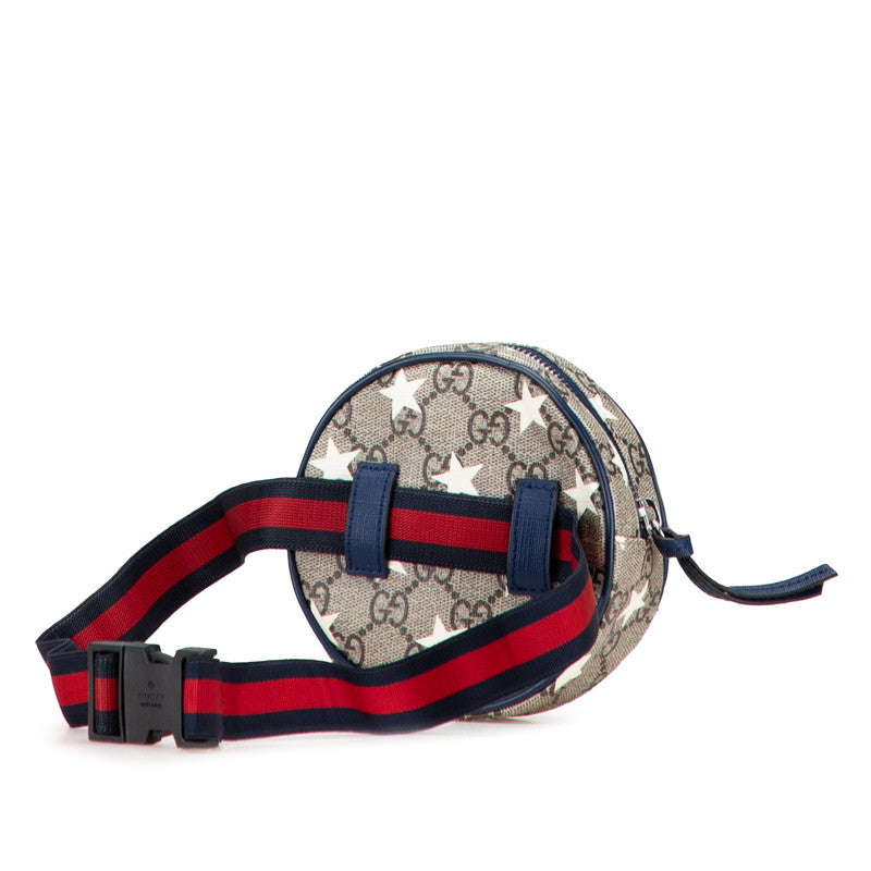 Gucci Children's GG Supreme Star Print PVC Leather Waist Bag