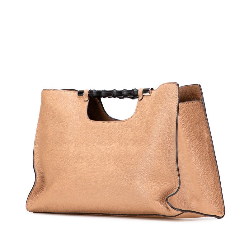 Gucci Bamboo Leather 2way Bag