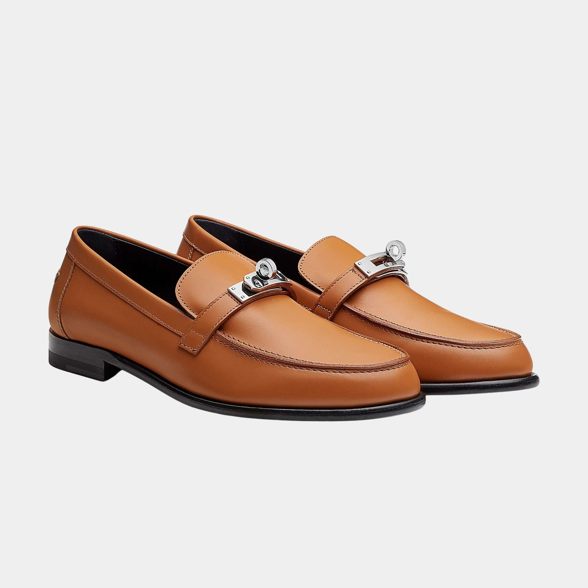 Destin Loafer in Calfskin with Palladium Plated Buckle