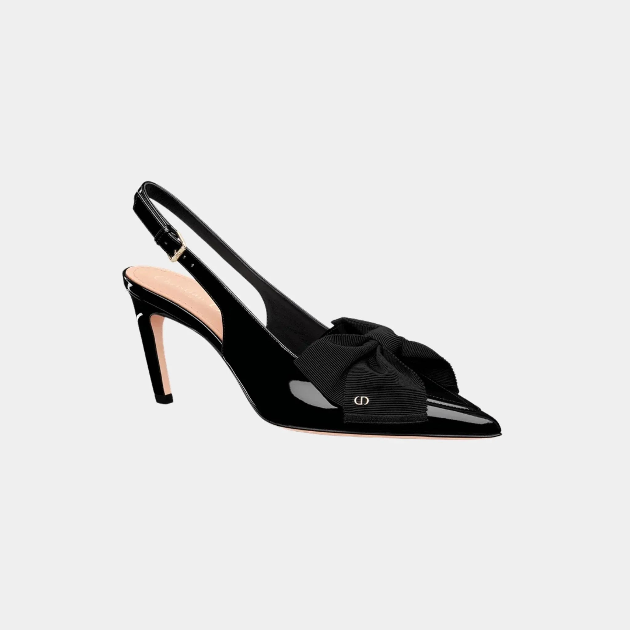 Diorissimo Slingback Pump Patent Calfskin and Grosgrain