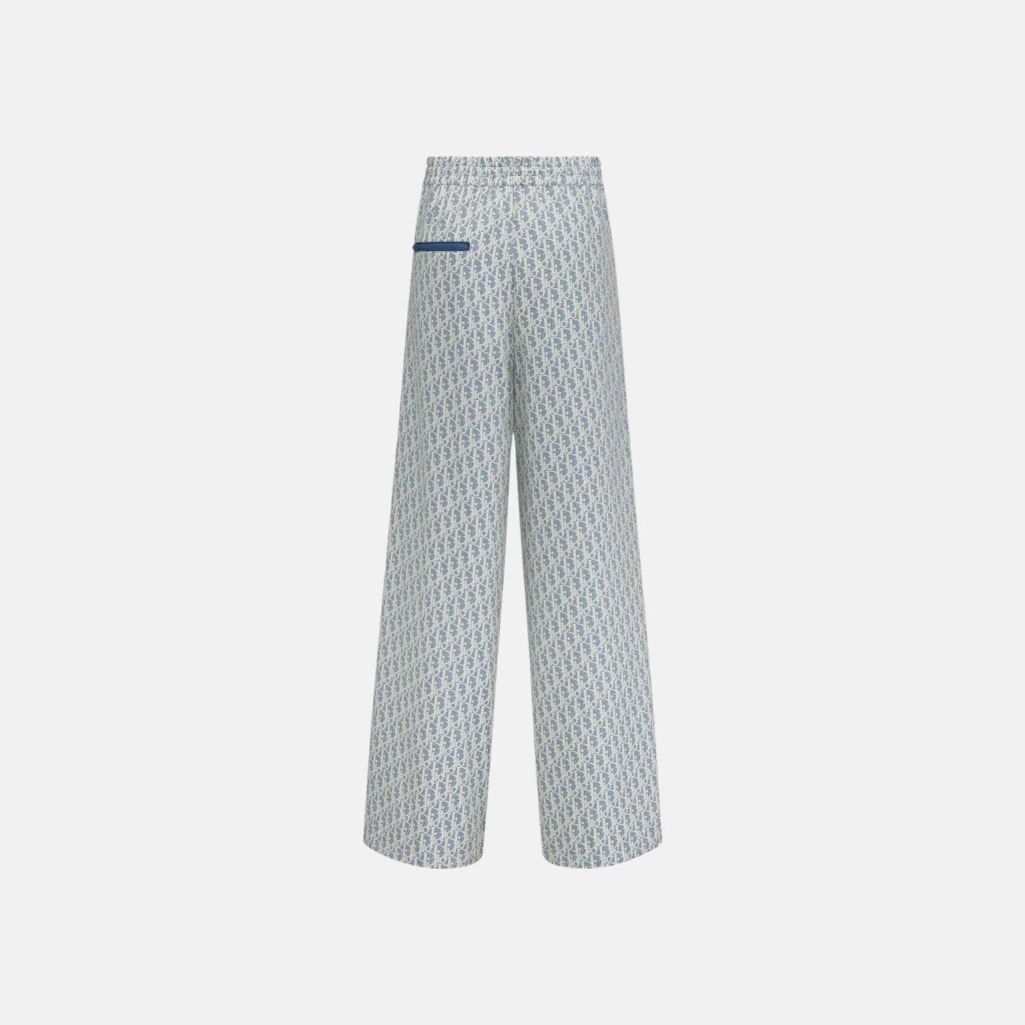 Dioriviera Flared Pants in Oblique Jacquard Taffeta