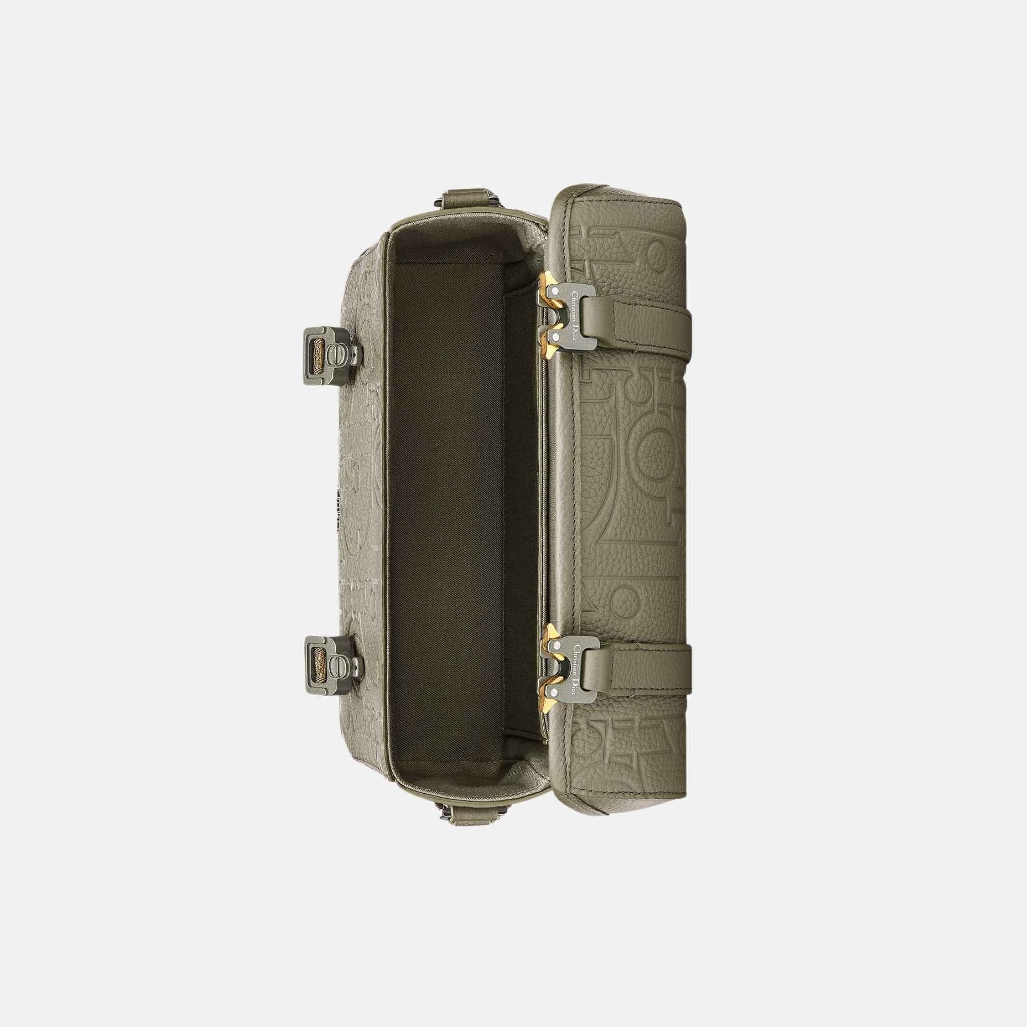 Hit The Road Messenger Bag In Gravity Leather