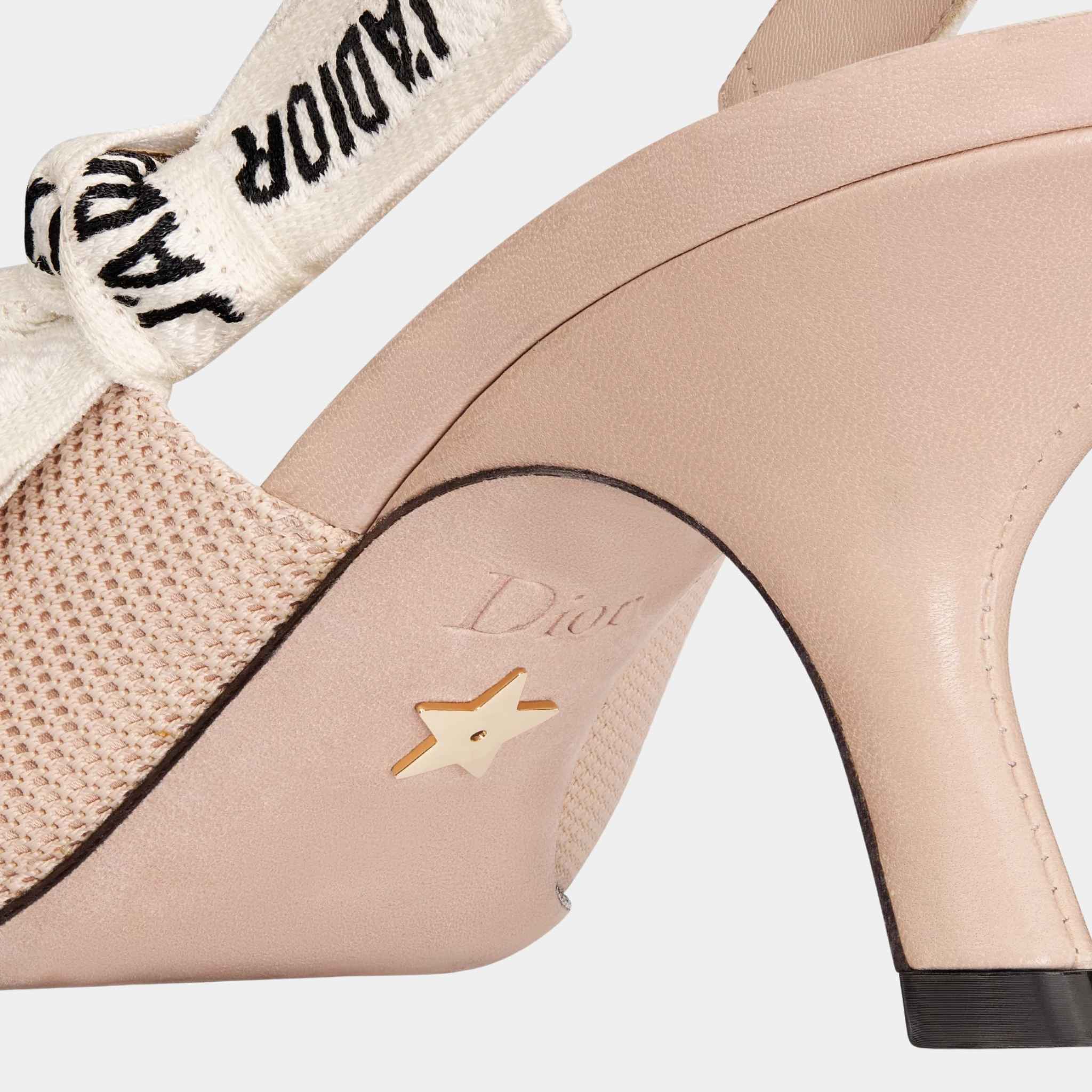 JAdior Slingback Pump Nude Technical Fabric 6.5 cm Heel