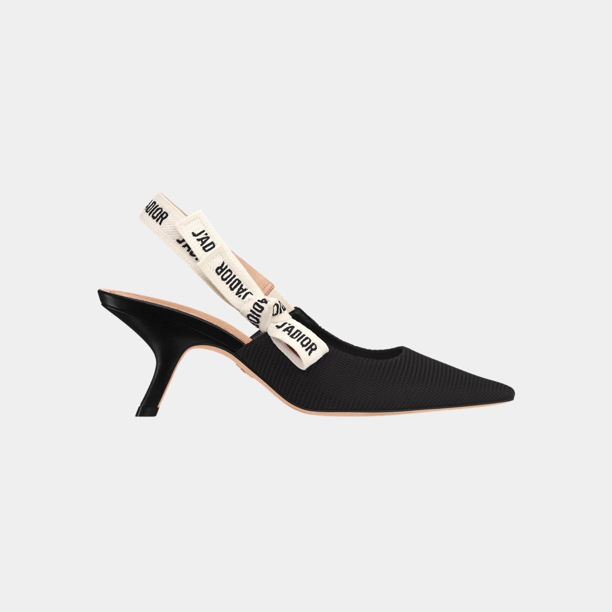J Adior Slingback Pump Technical Fabric