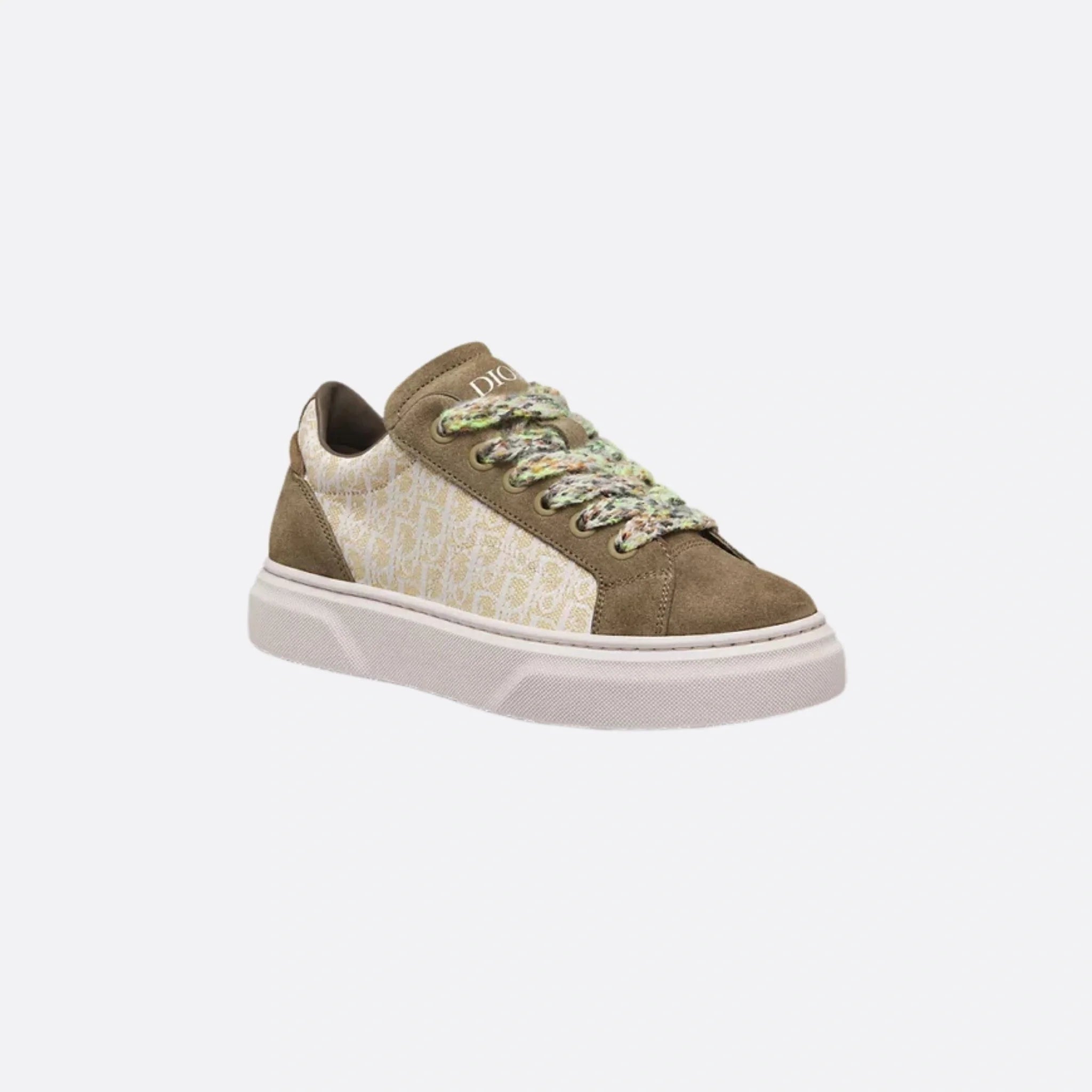 Kids B33 Low Top Sneaker Dior Oblique Jacquard Suede