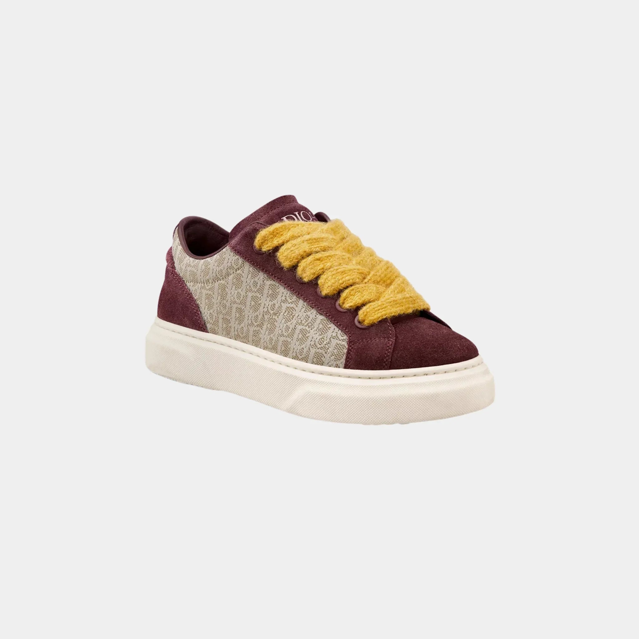 Kids B33 Low Top Sneaker Dior Oblique Jacquard Suede