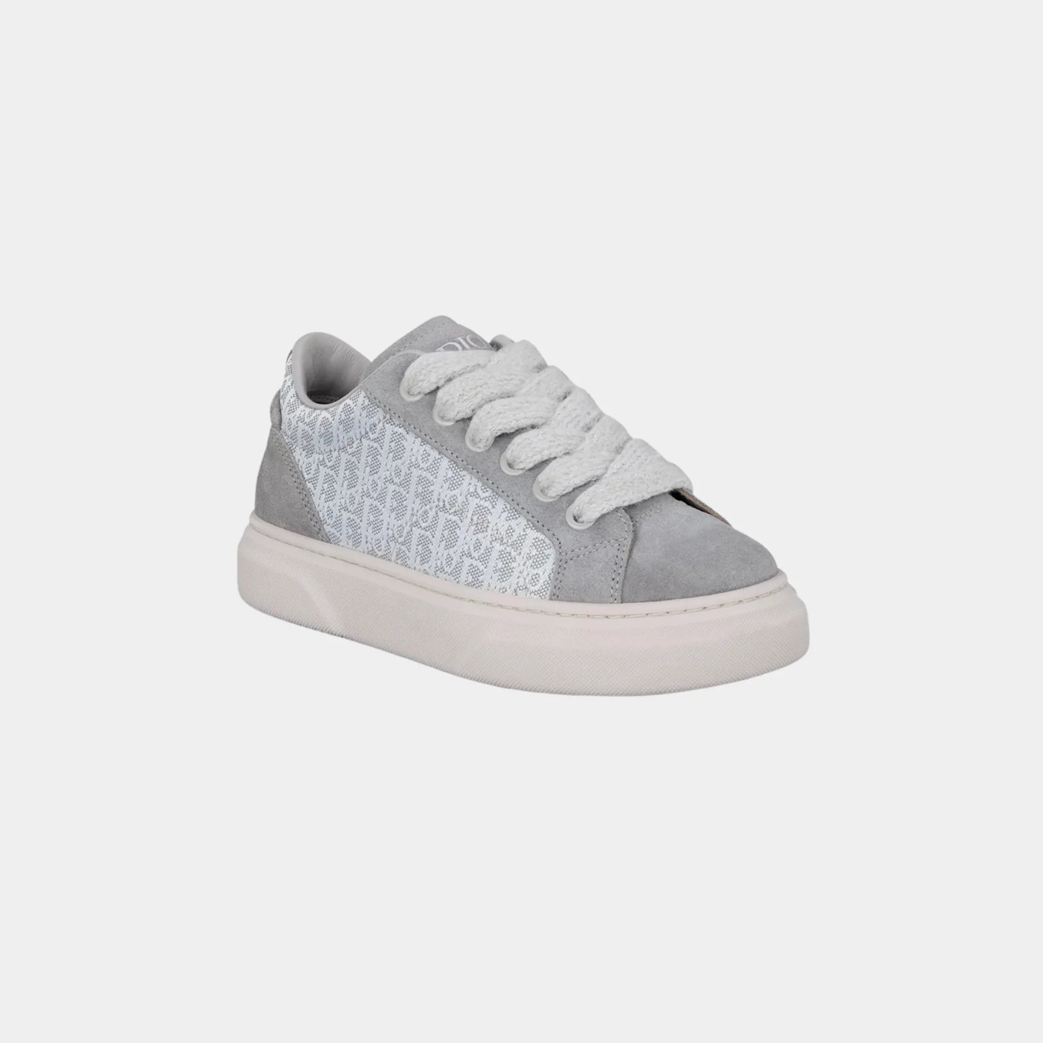 Kids B33 Low Top Sneaker Dior Oblique Jacquard Suede