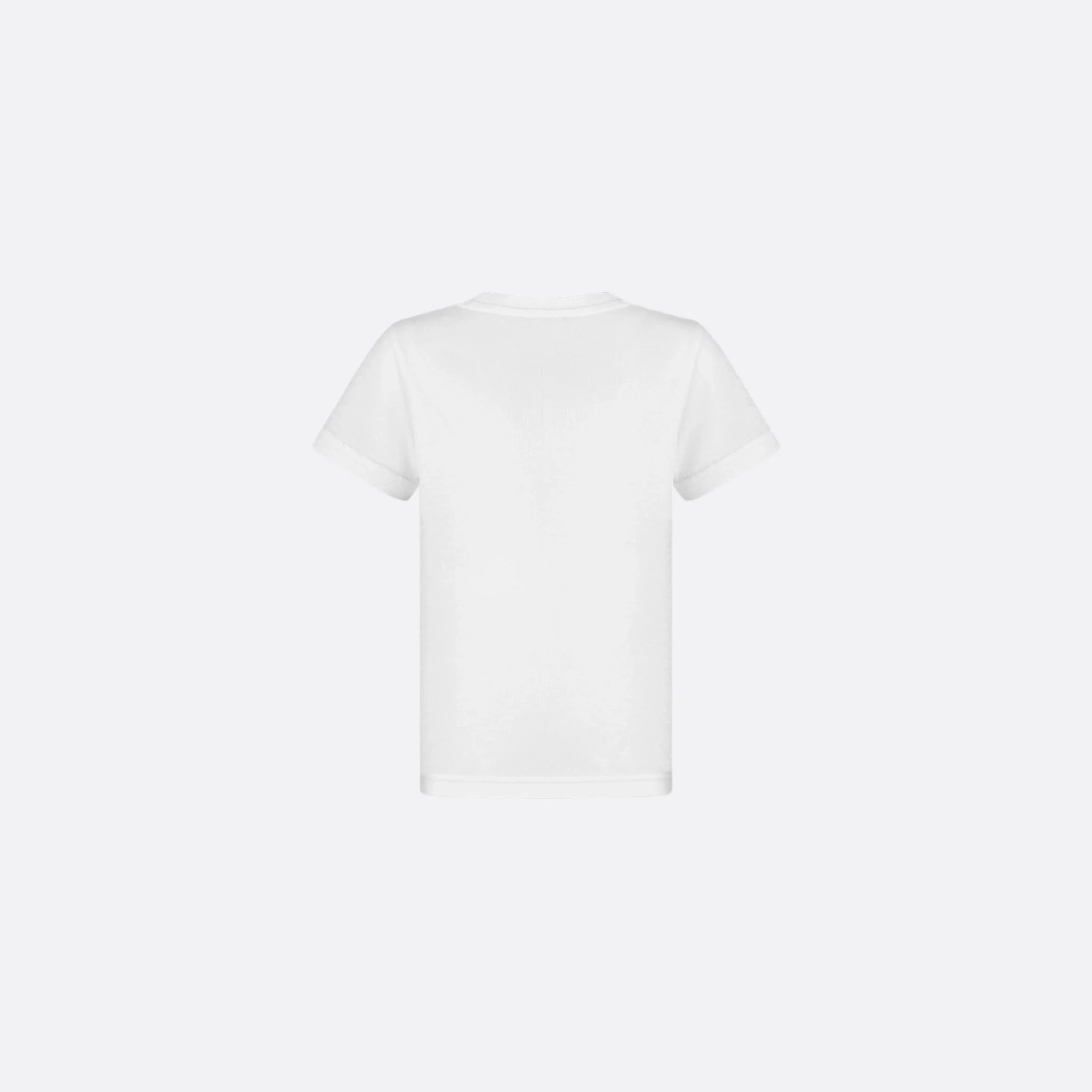 Kids CD Icon T-Shirt White Cotton Jersey