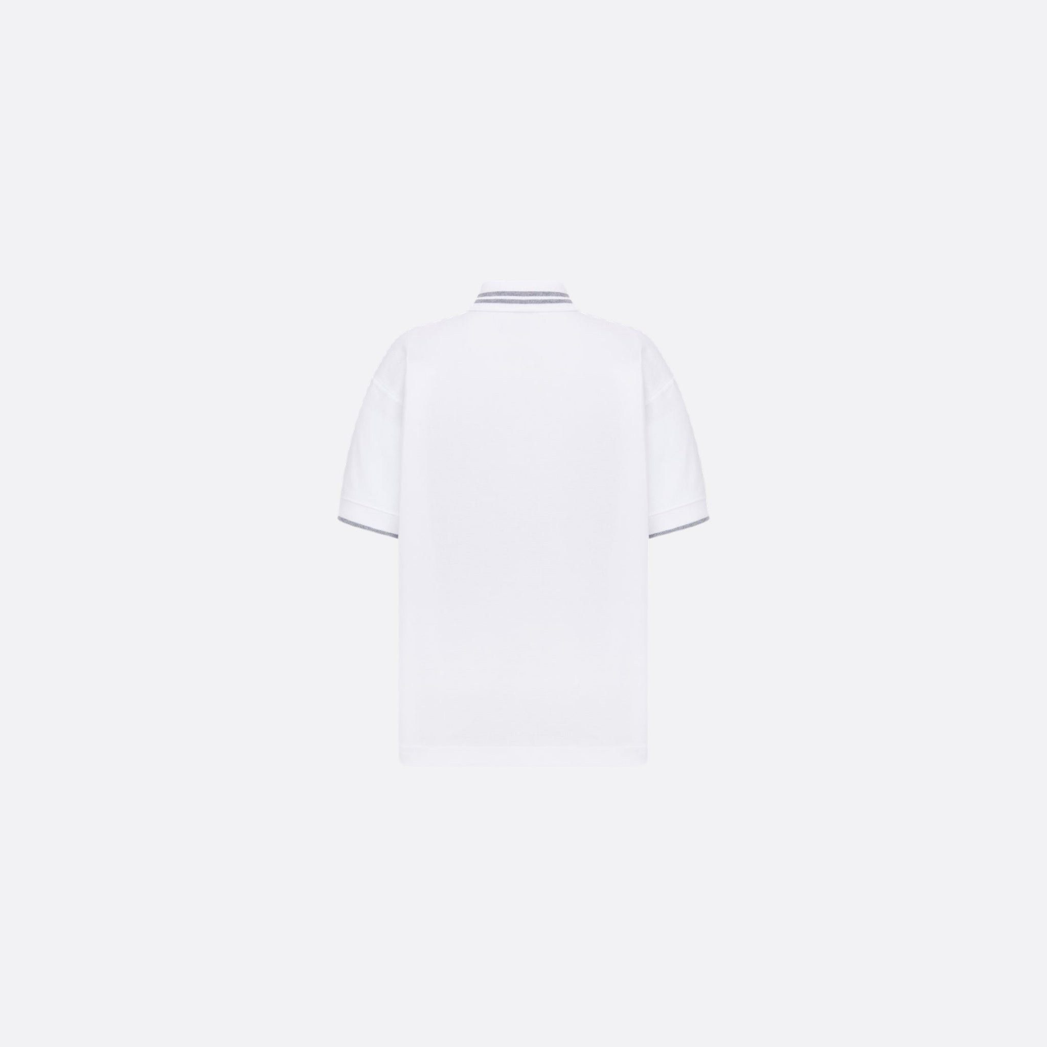Kids Christian Dior Couture Polo Shirt White Cotton Pique
