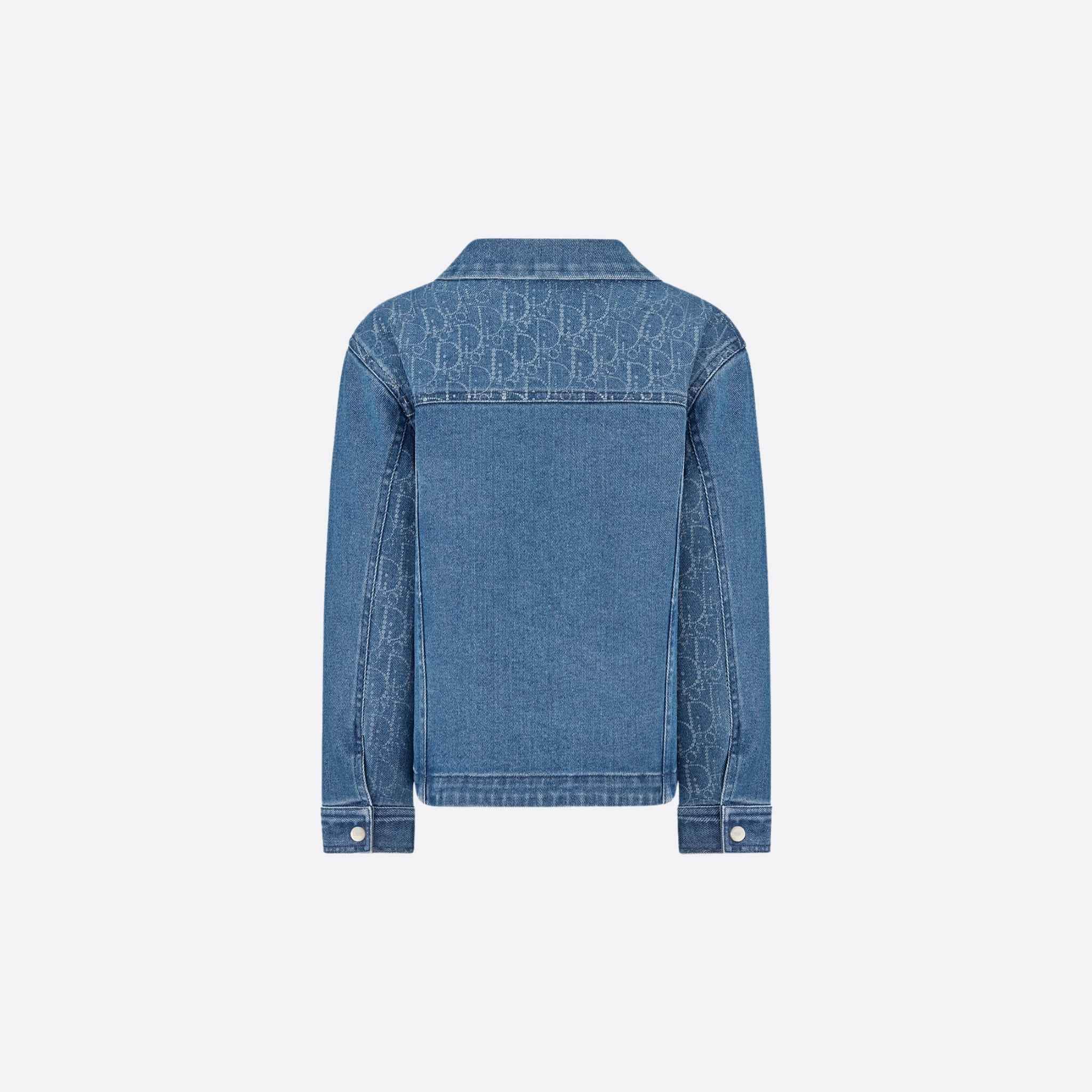 Kids Jacket Blue Cotton Denim