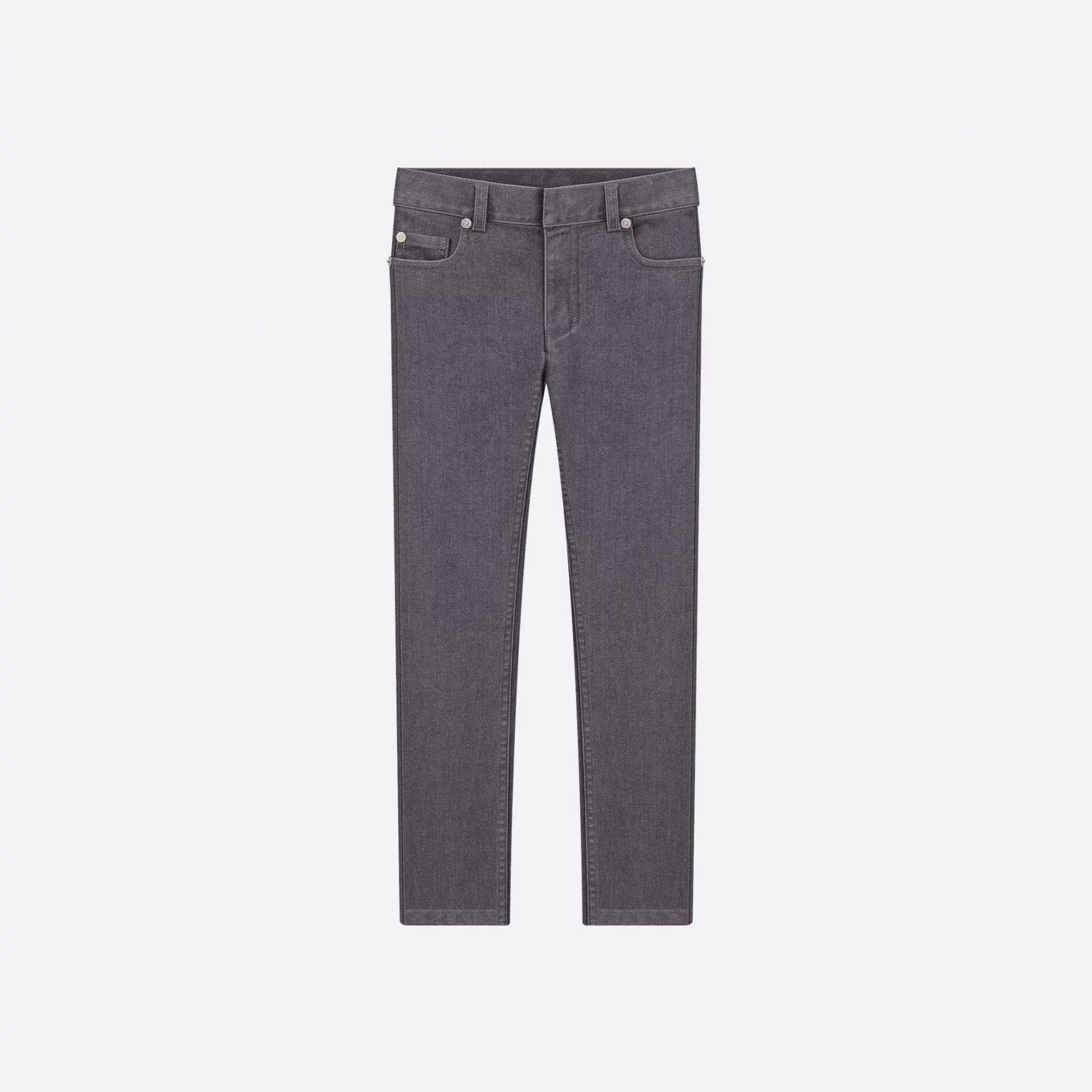 Kids Jeans Gray Cotton Denim