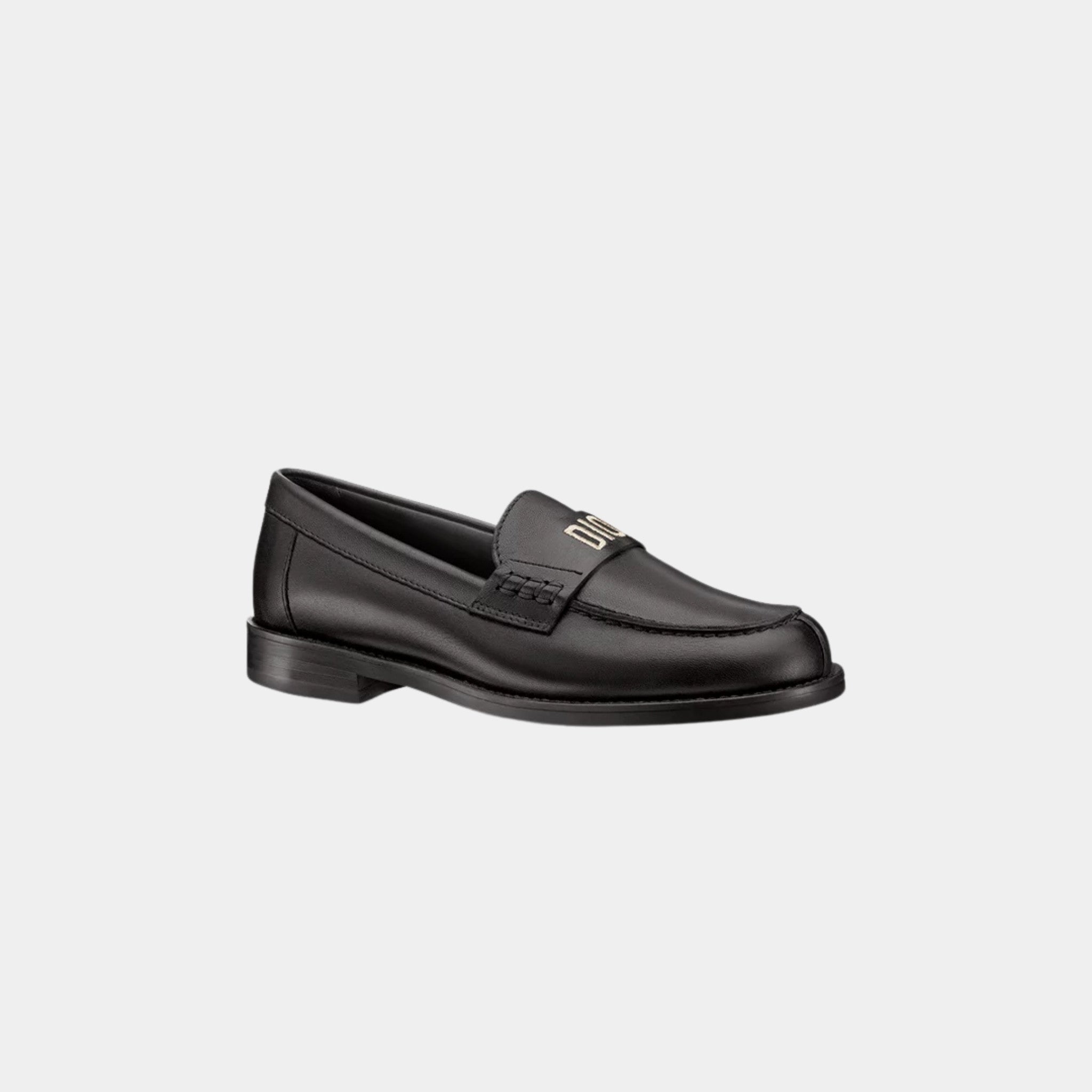 Kids Loafer Black Calfskin
