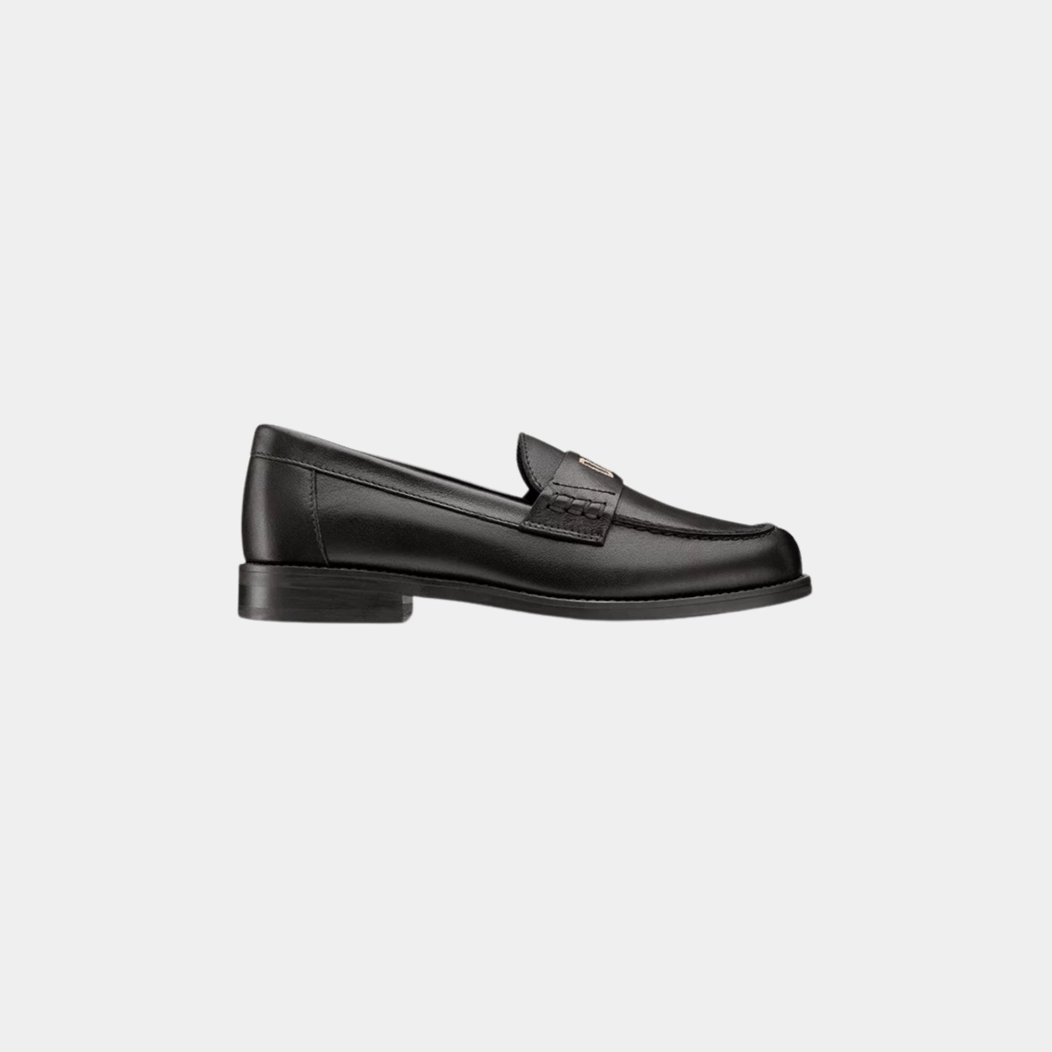 Kids Loafer Black Calfskin