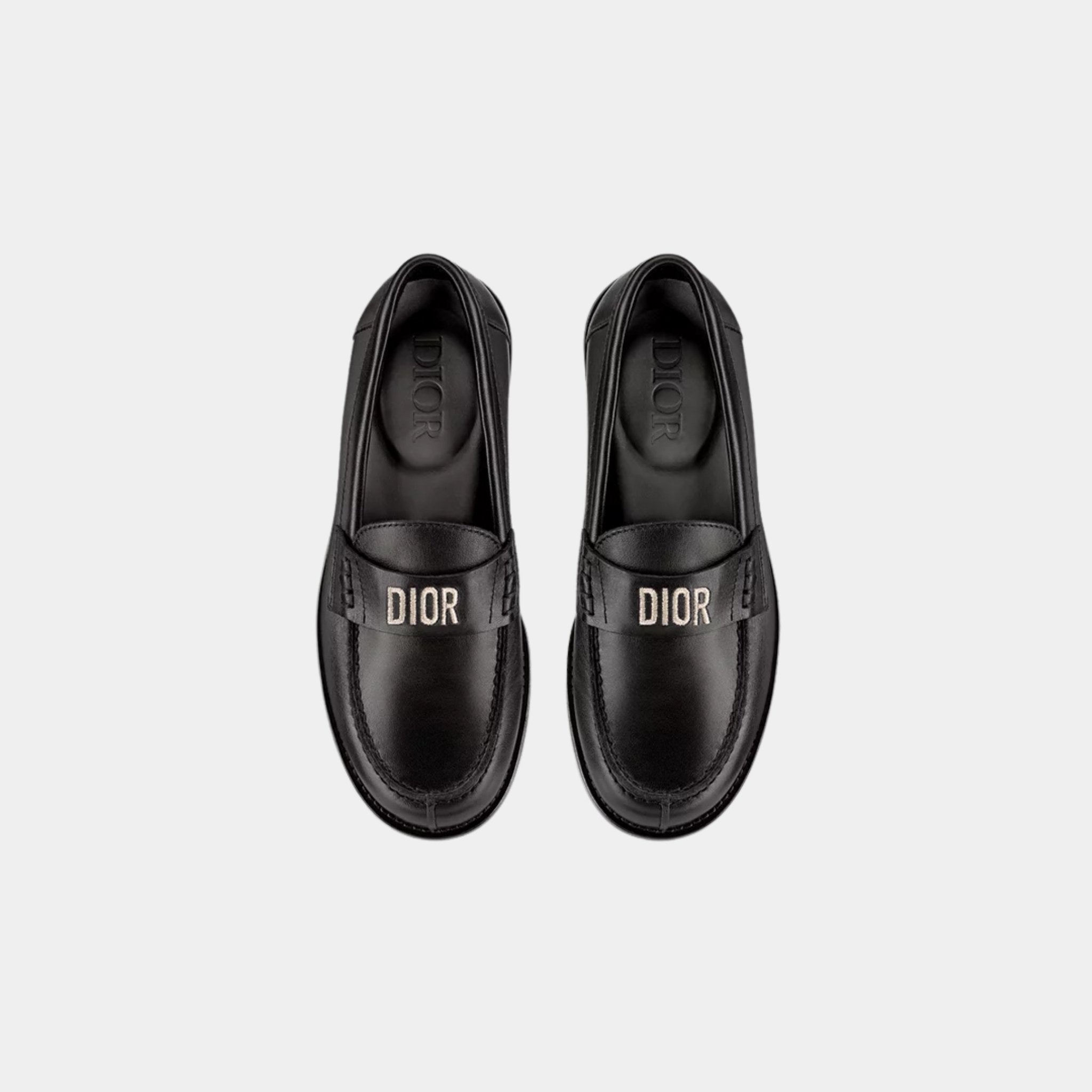Kids Loafer Black Calfskin