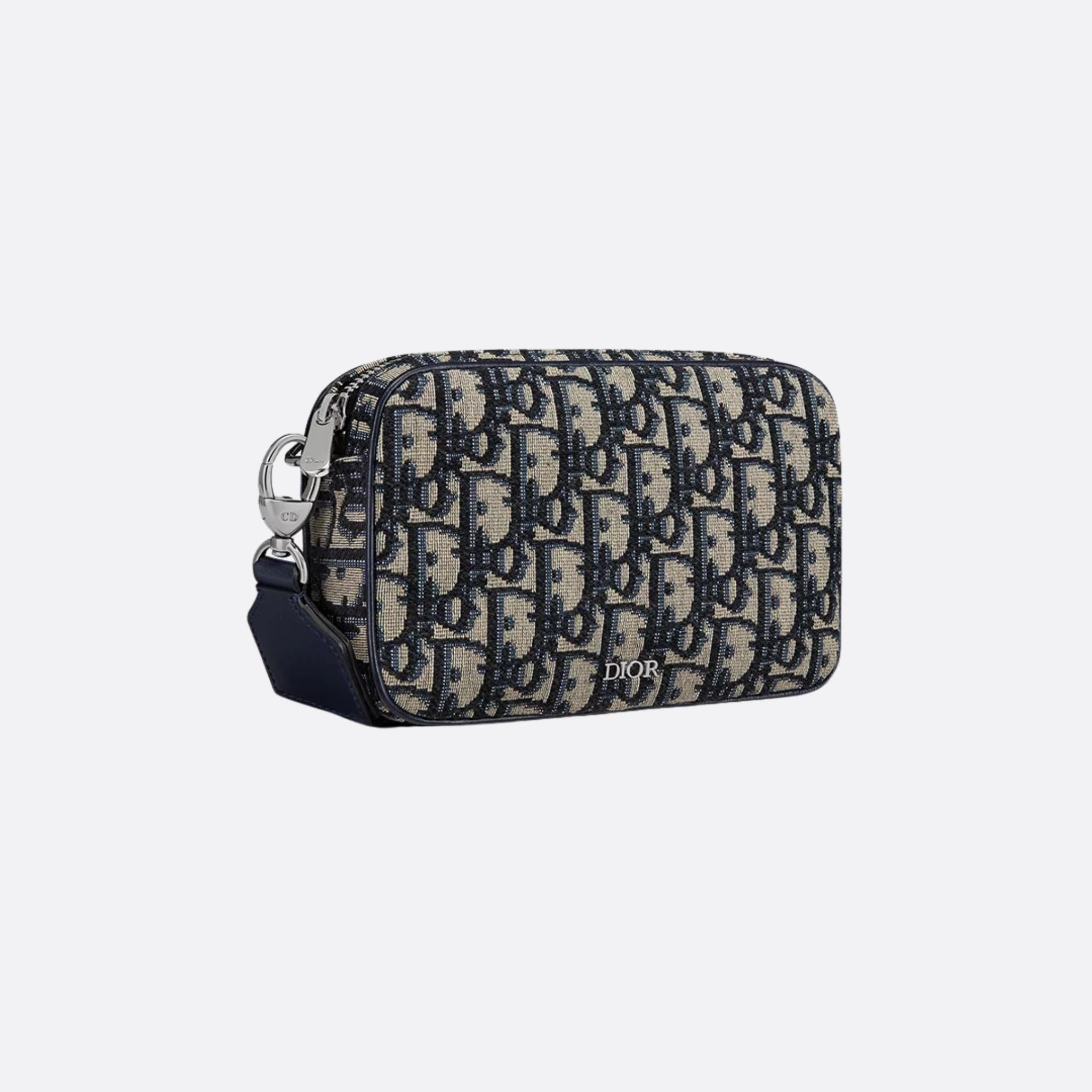 Kids Small Multifunctional Bag in Beige Black Oblique