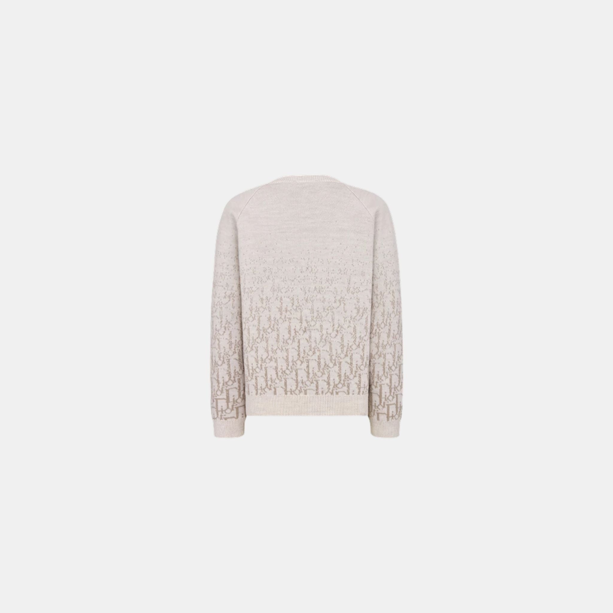 Kids Sweater Wool Knit Gradient Dior Oblique Jacquard
