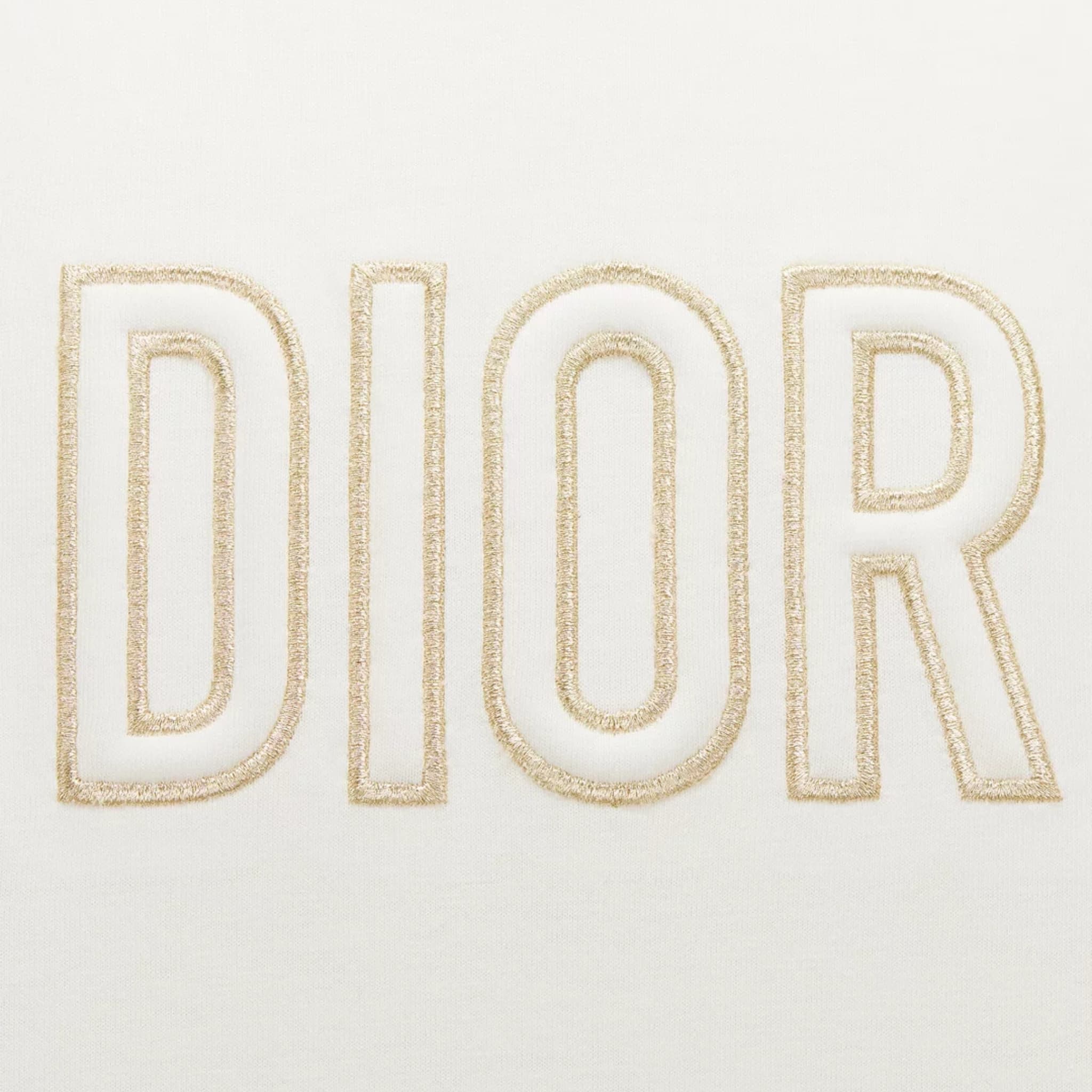 Kids T Shirt Cotton Jersey Dior Embroidery