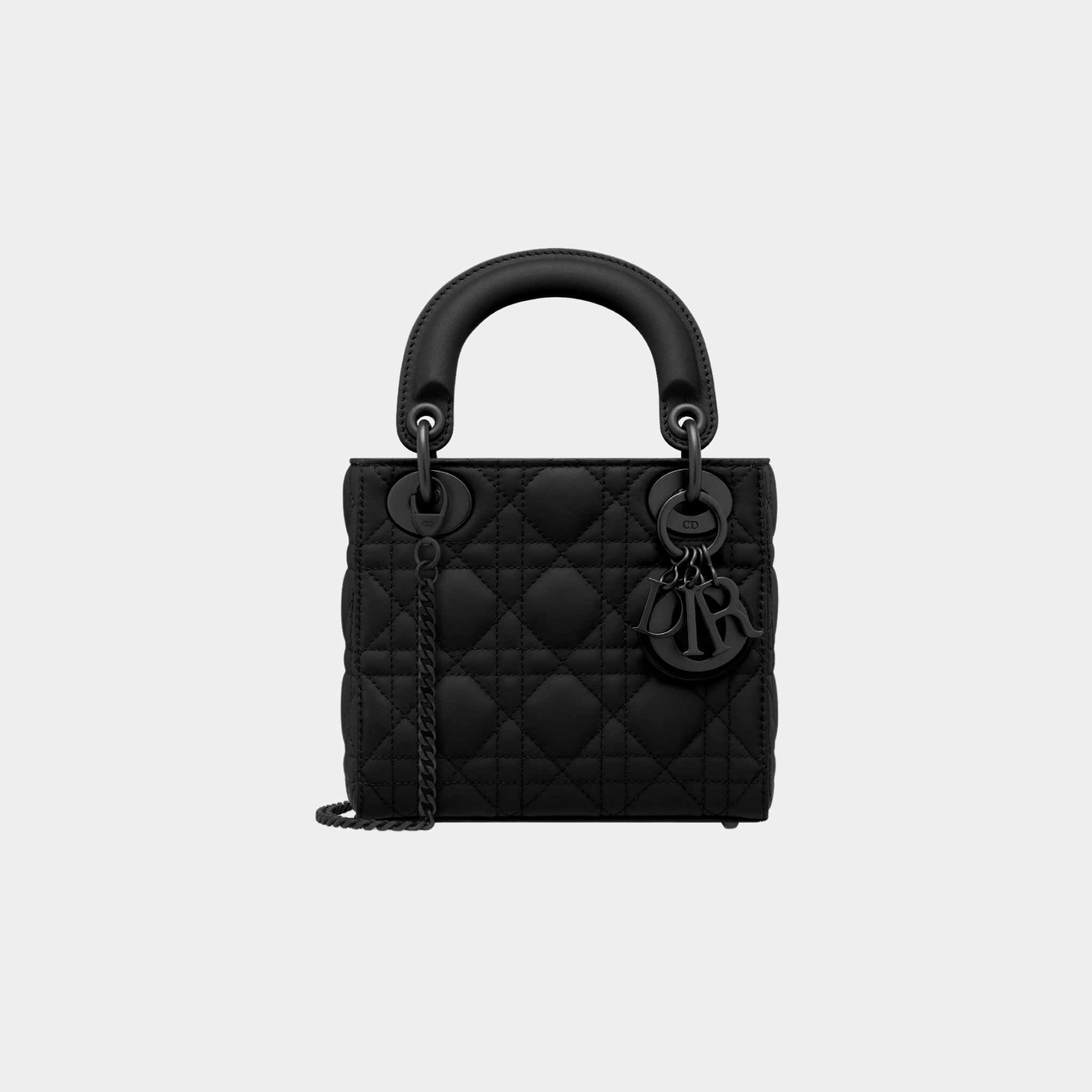 Mini Lady Dior Bag Black Ultramatte