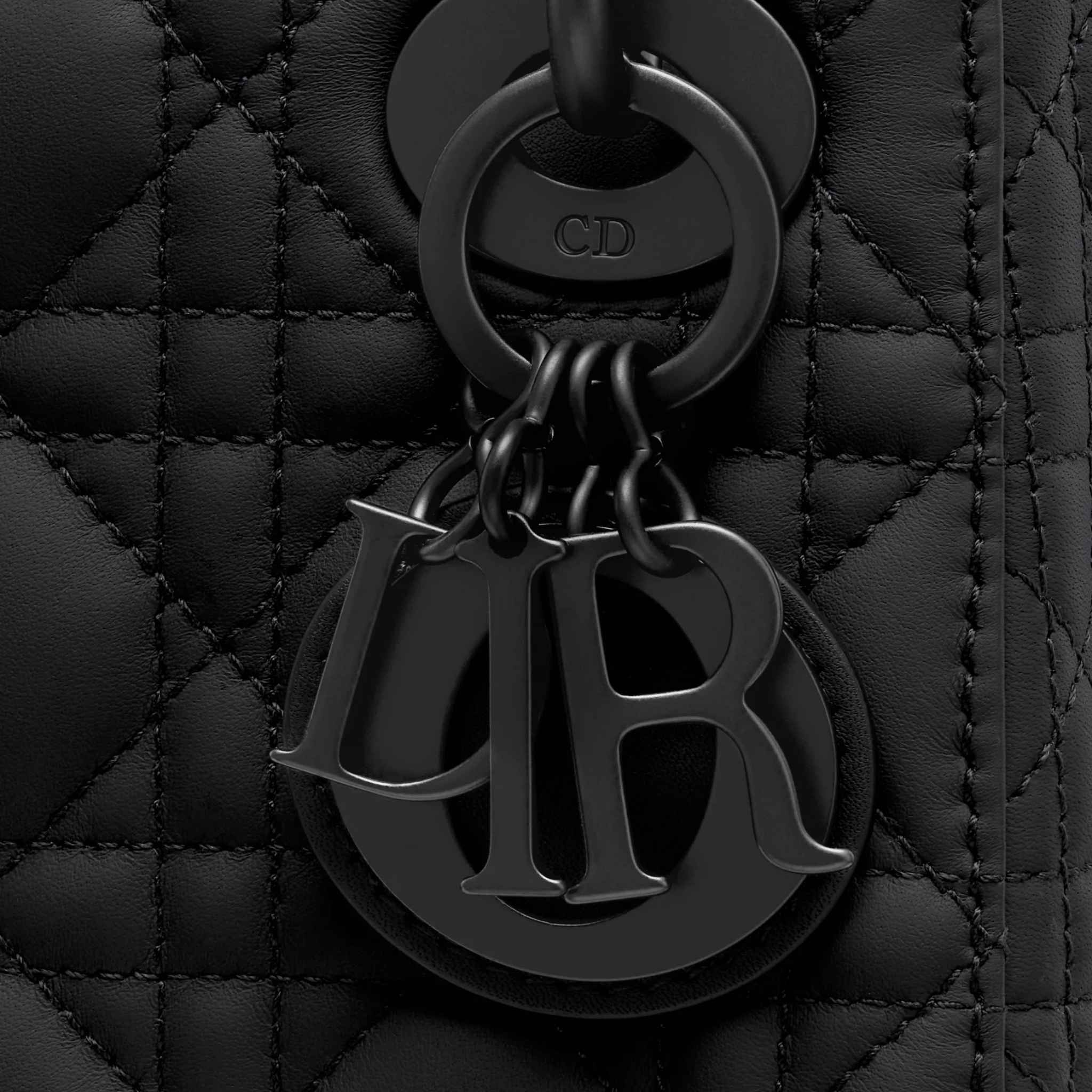 Mini Lady Dior Bag Black Ultramatte