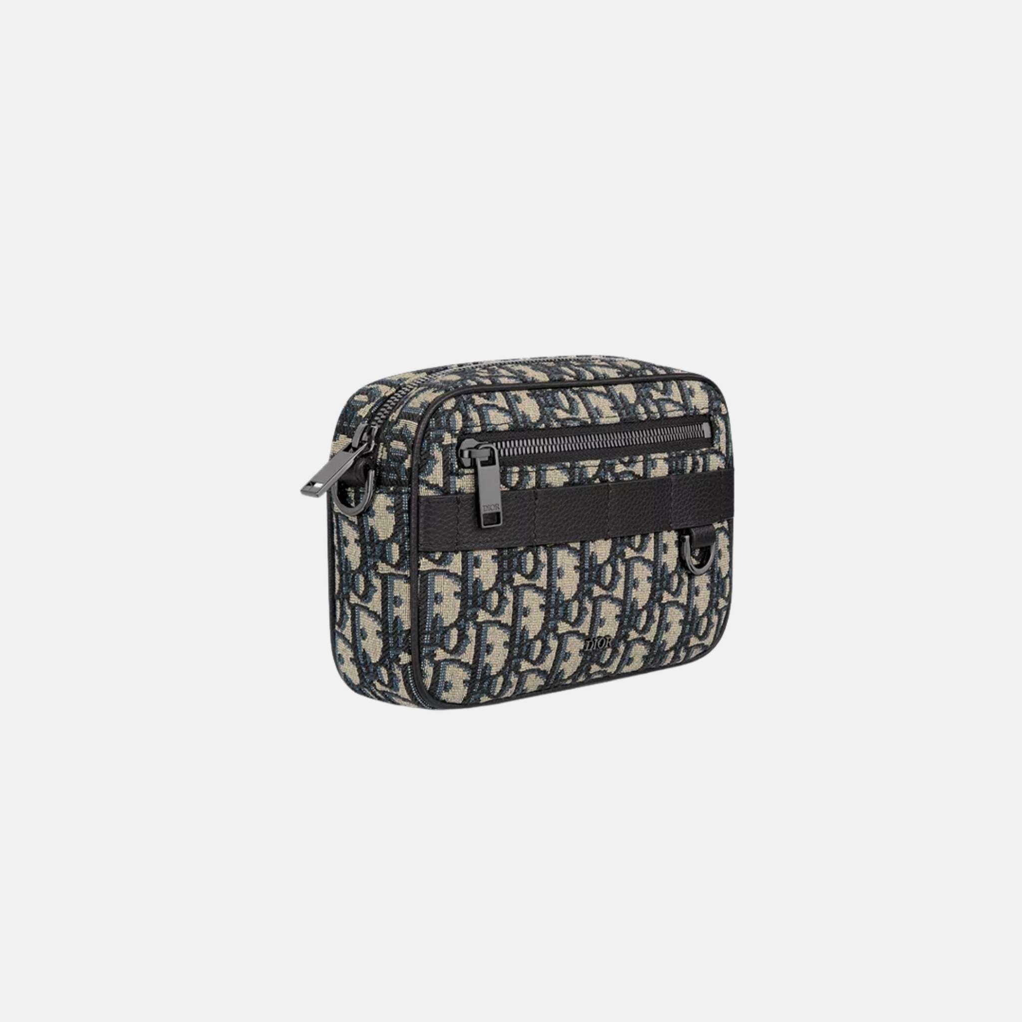 Mini Safari Bag with Strap Dior Oblique Jacquard