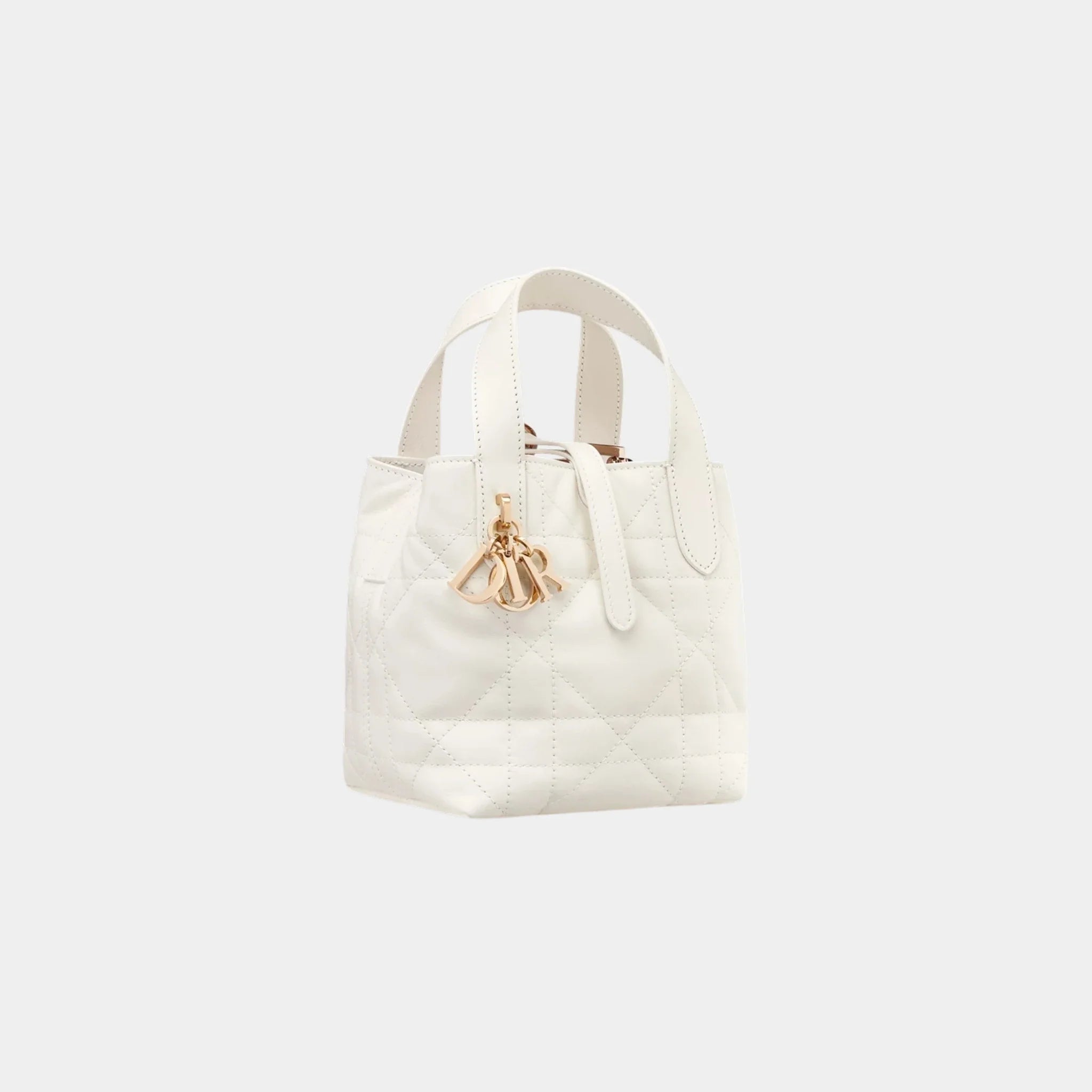 Dior Toujours Vertical Nano Tote Bag,  Latte, Front