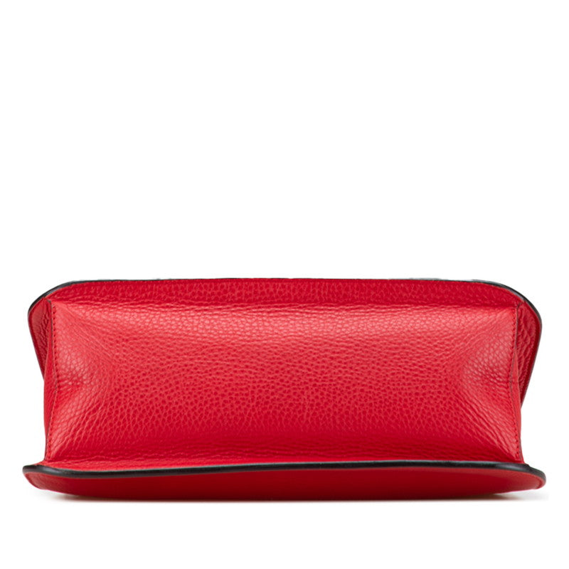 Gucci Bamboo Fringe Tassel Leather Shoulder Bag