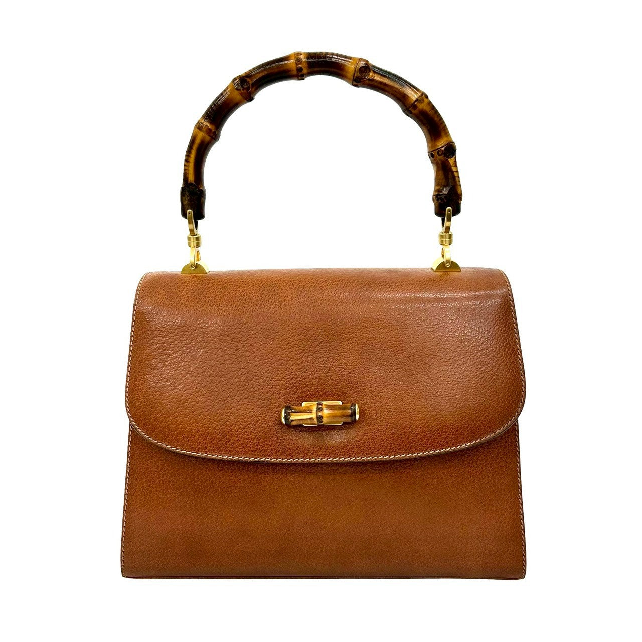 Gucci Bamboo Leather Handbag