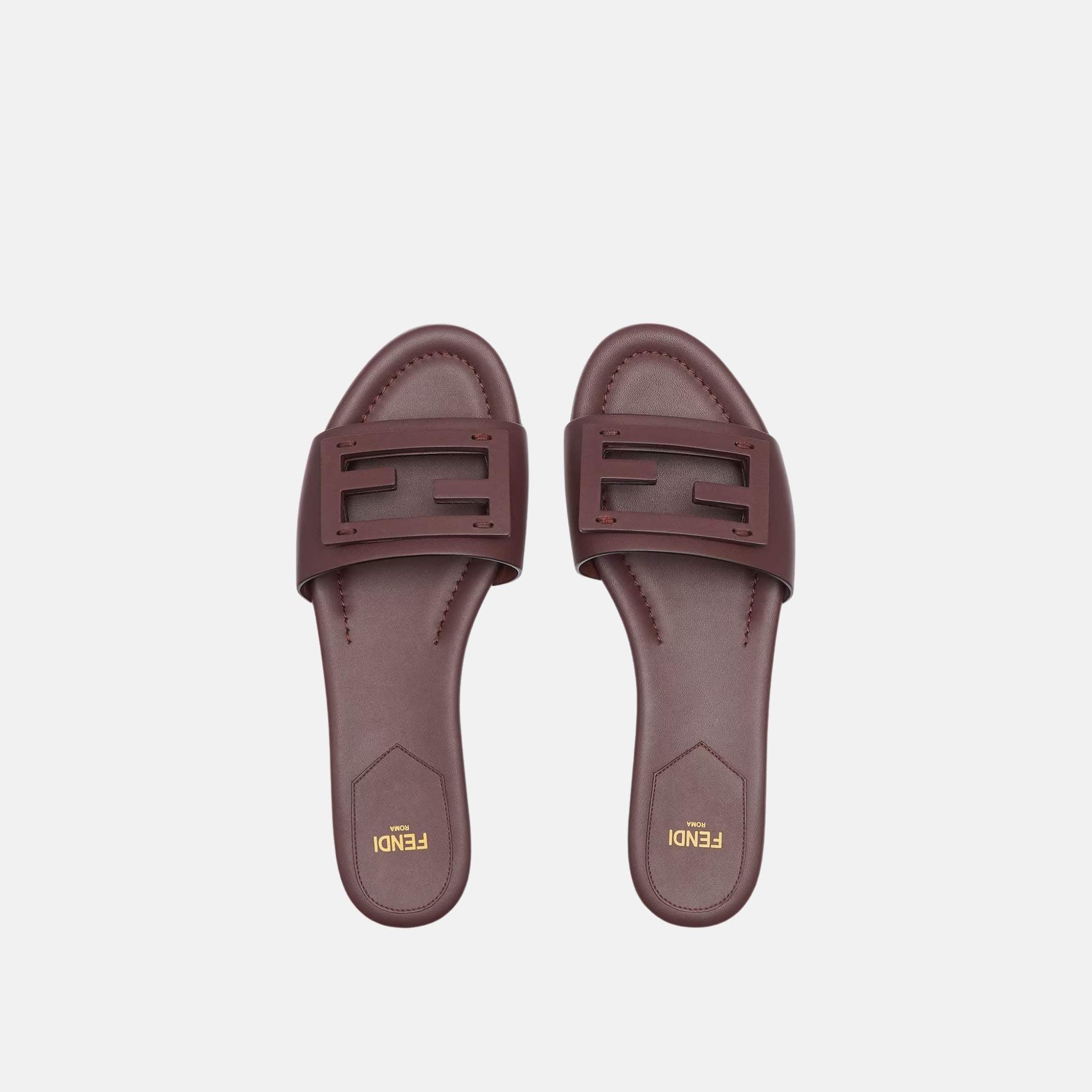 Baguette Slides In Leather