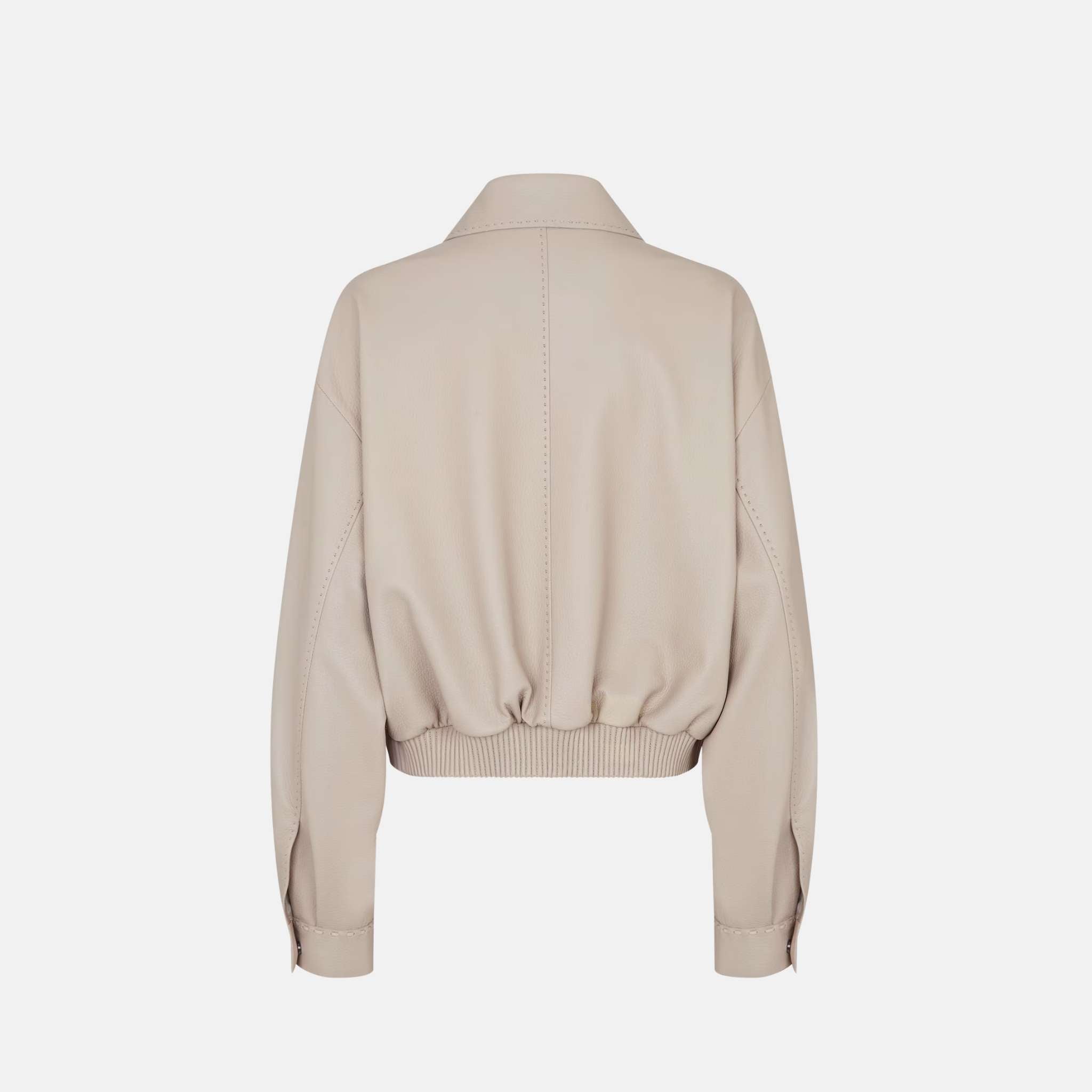 Leather Bomber Jacket