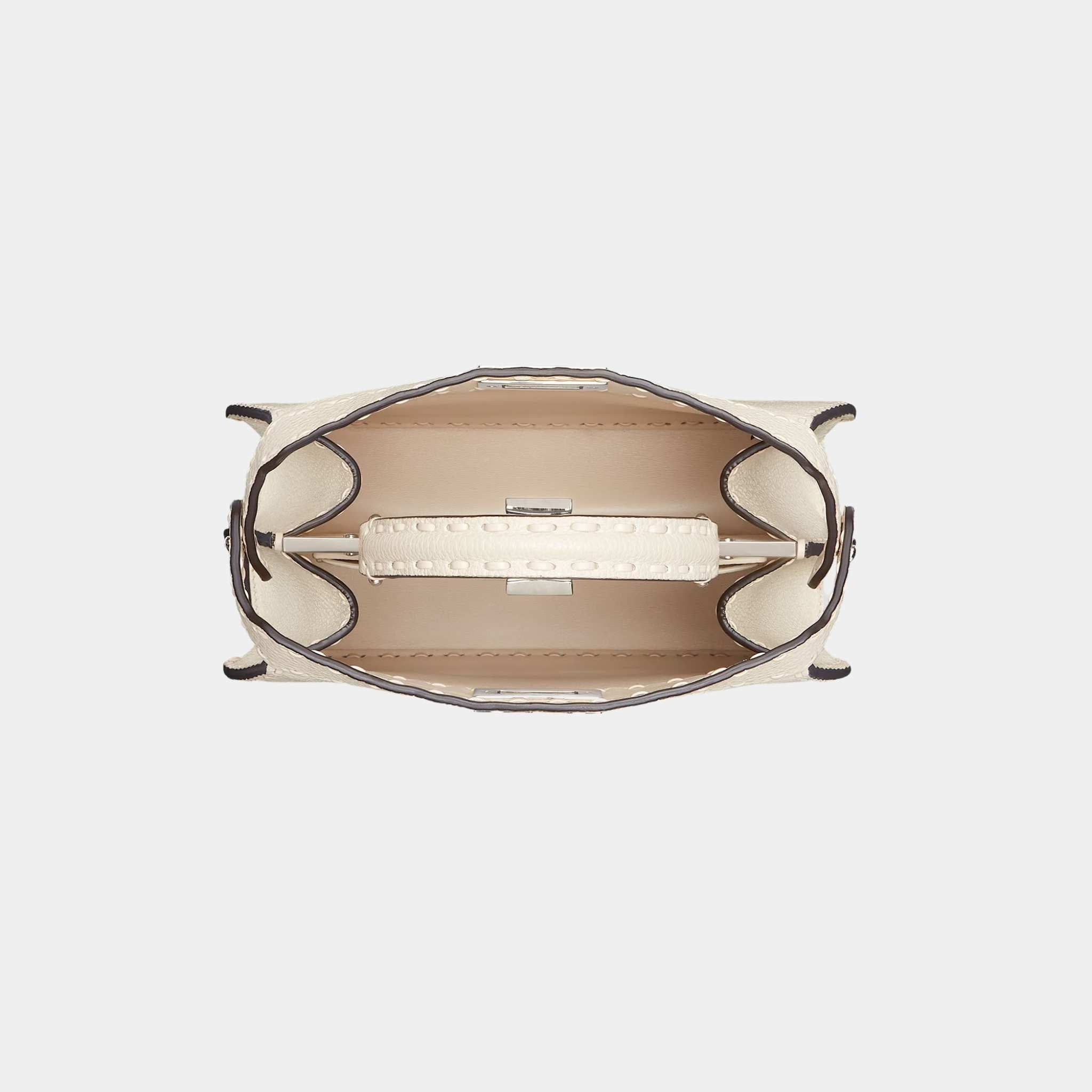 Peekaboo ISeeU Small Selleria Bag With 556 Hand-Sewn Stitches