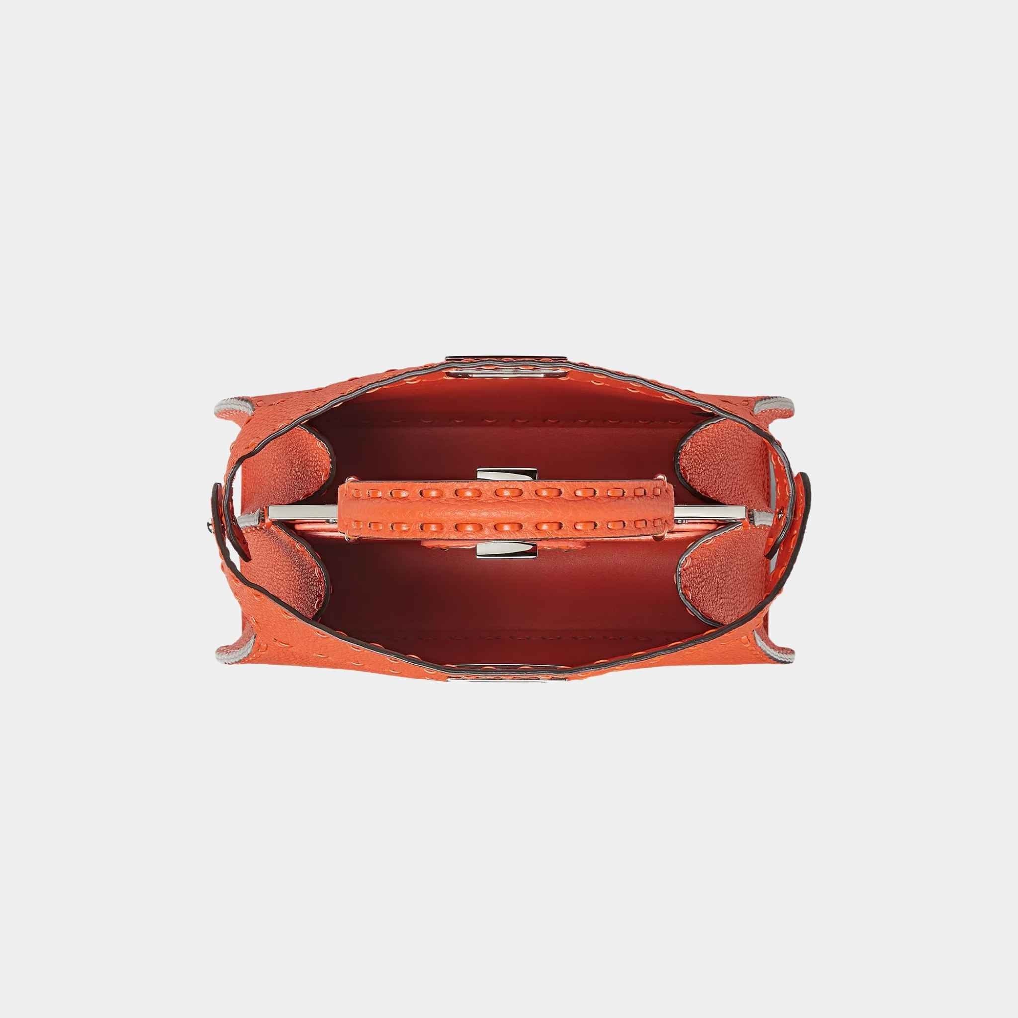 Peekaboo ISeeU Small Selleria Bag With 556 Hand-Sewn Stitches