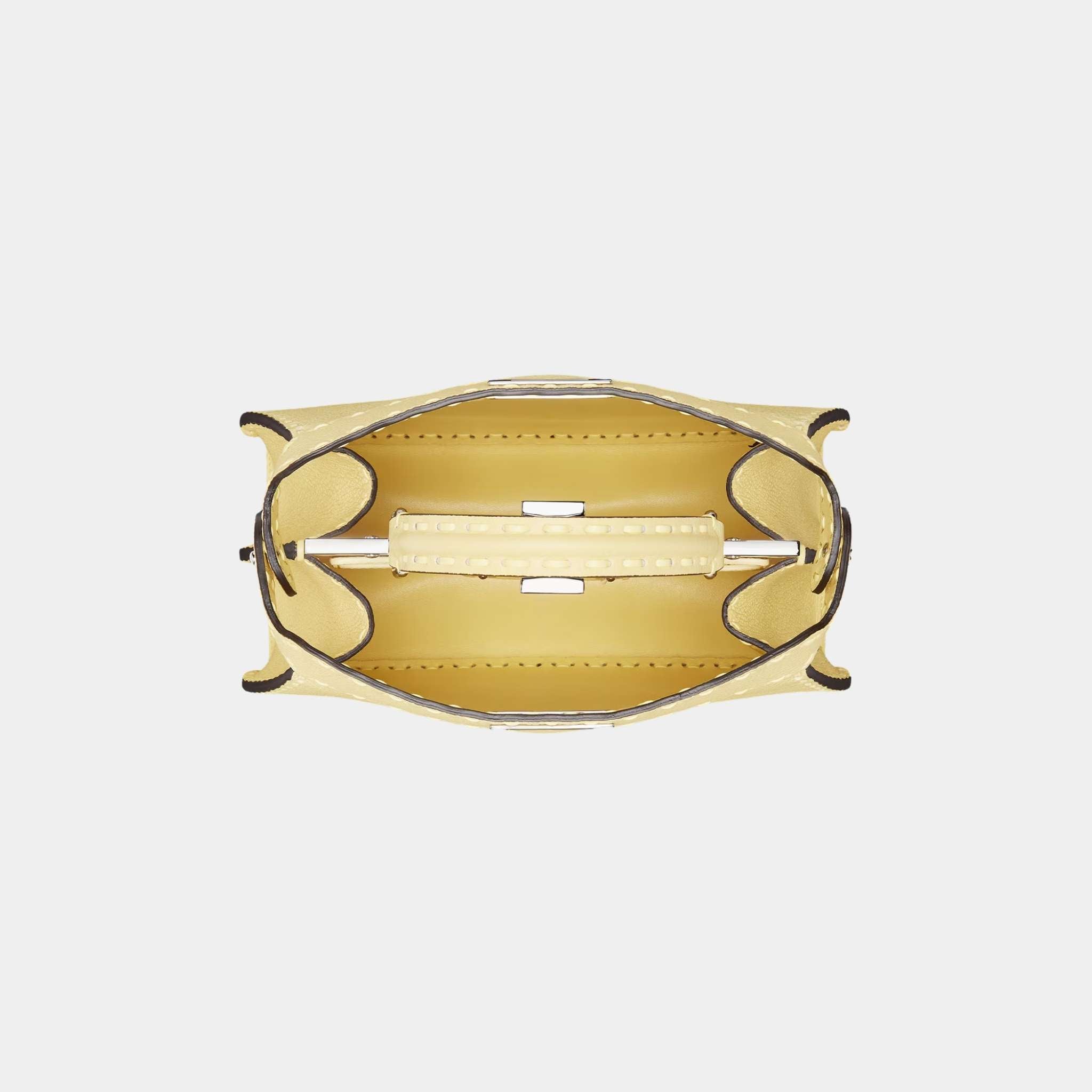 Peekaboo ISeeU Small Selleria Bag With 556 Hand-Sewn Stitches