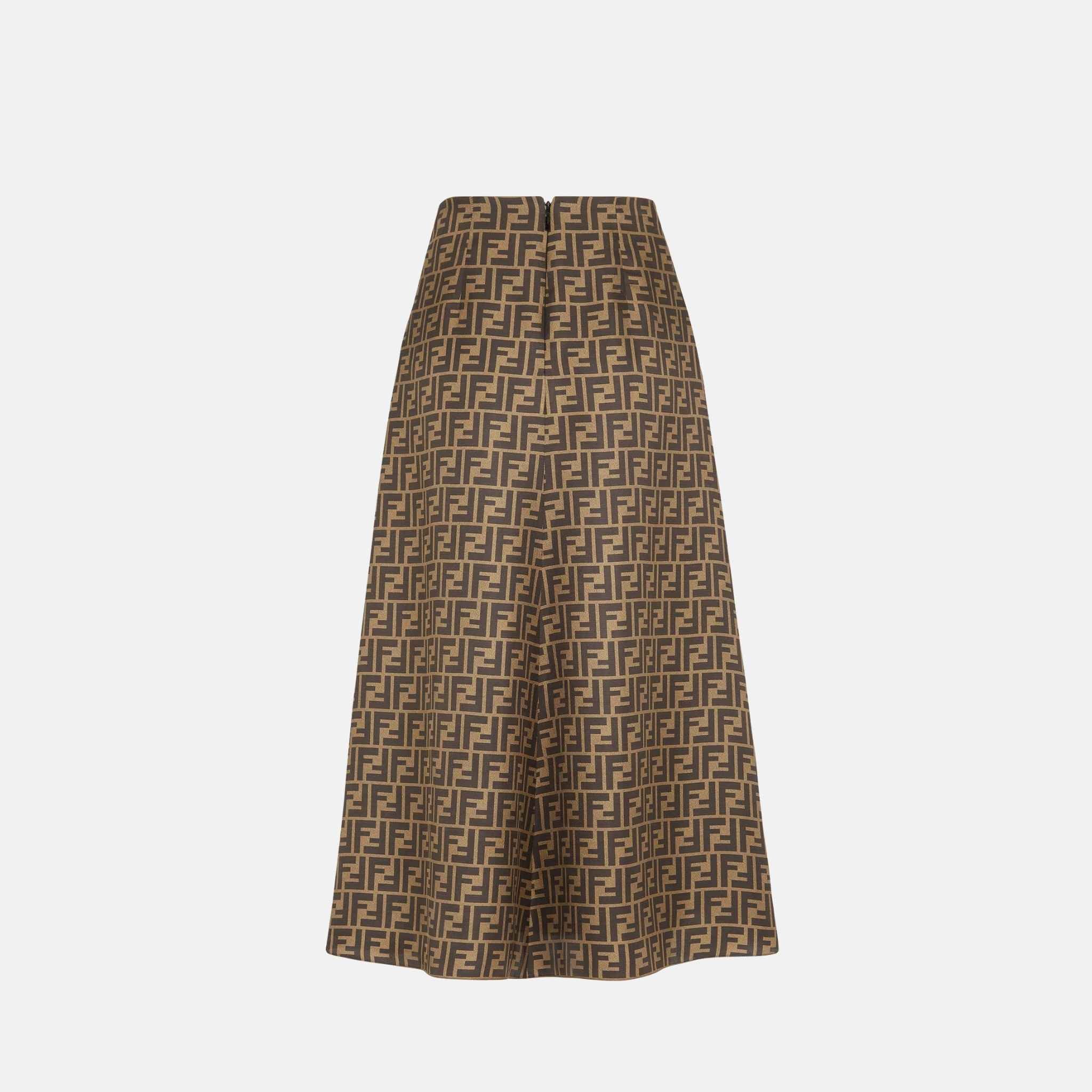Skirt In Brown FF Twill