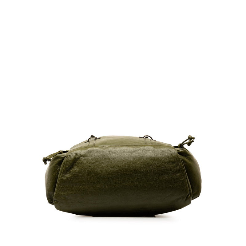 Gucci Drawstring Tote Leather Tote Bag