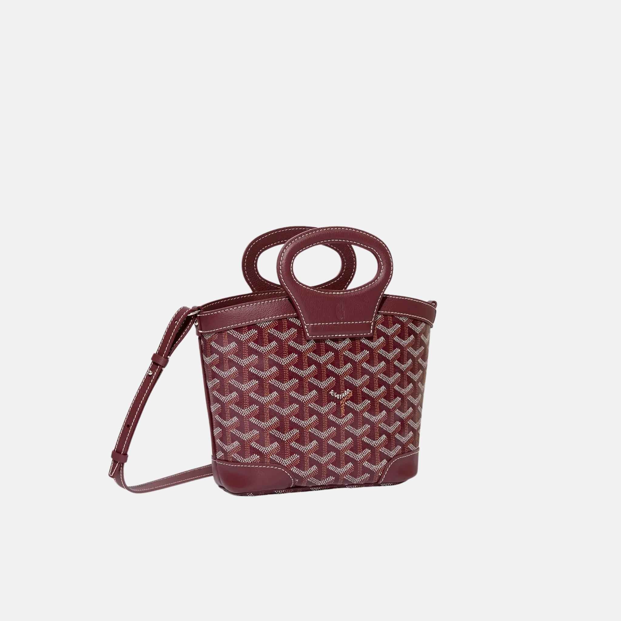 Goyard Beluga Mini Bag, Burgundy, Front