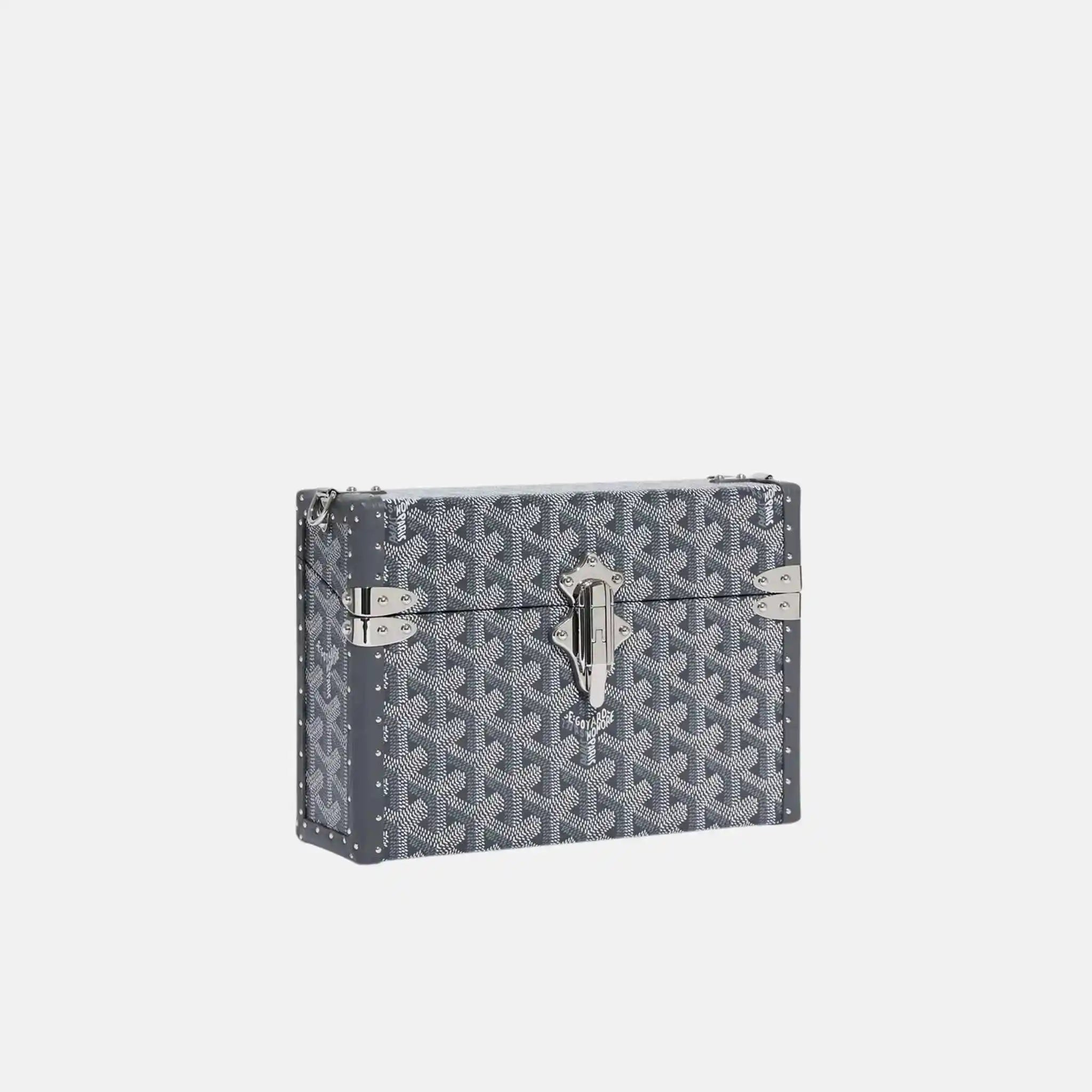 Goyard Cassette Trunk Bag, Grey