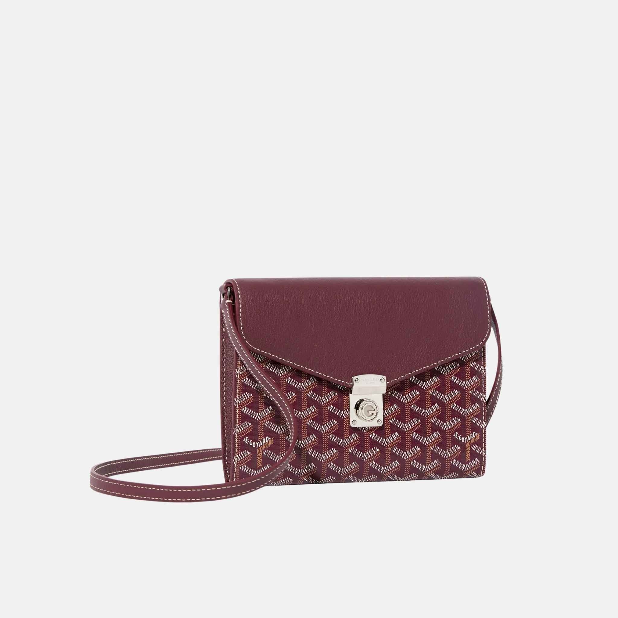 Goyard Chypre Wallet Pouch, Burgundy
