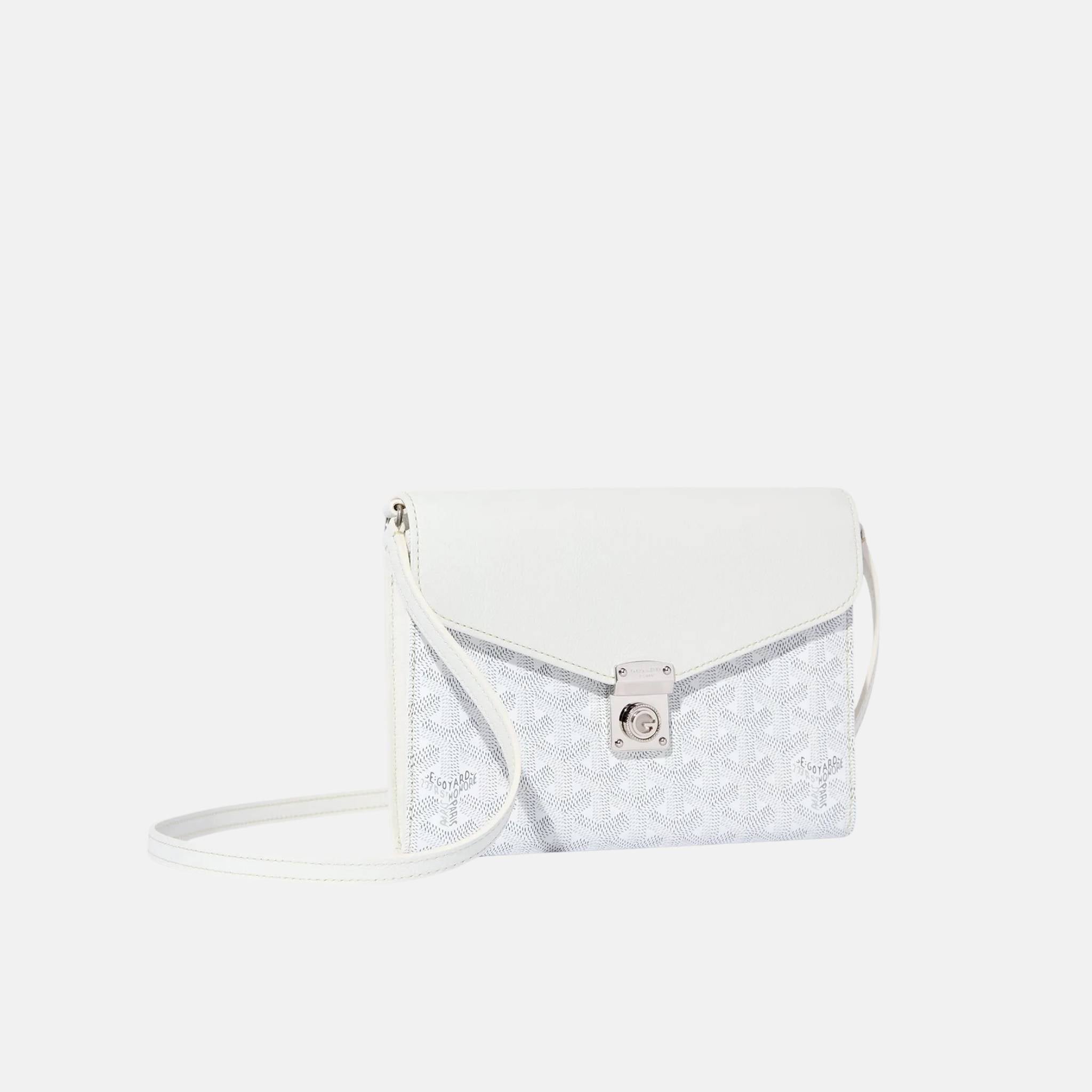 Goyard Chypre Wallet Pouch, White