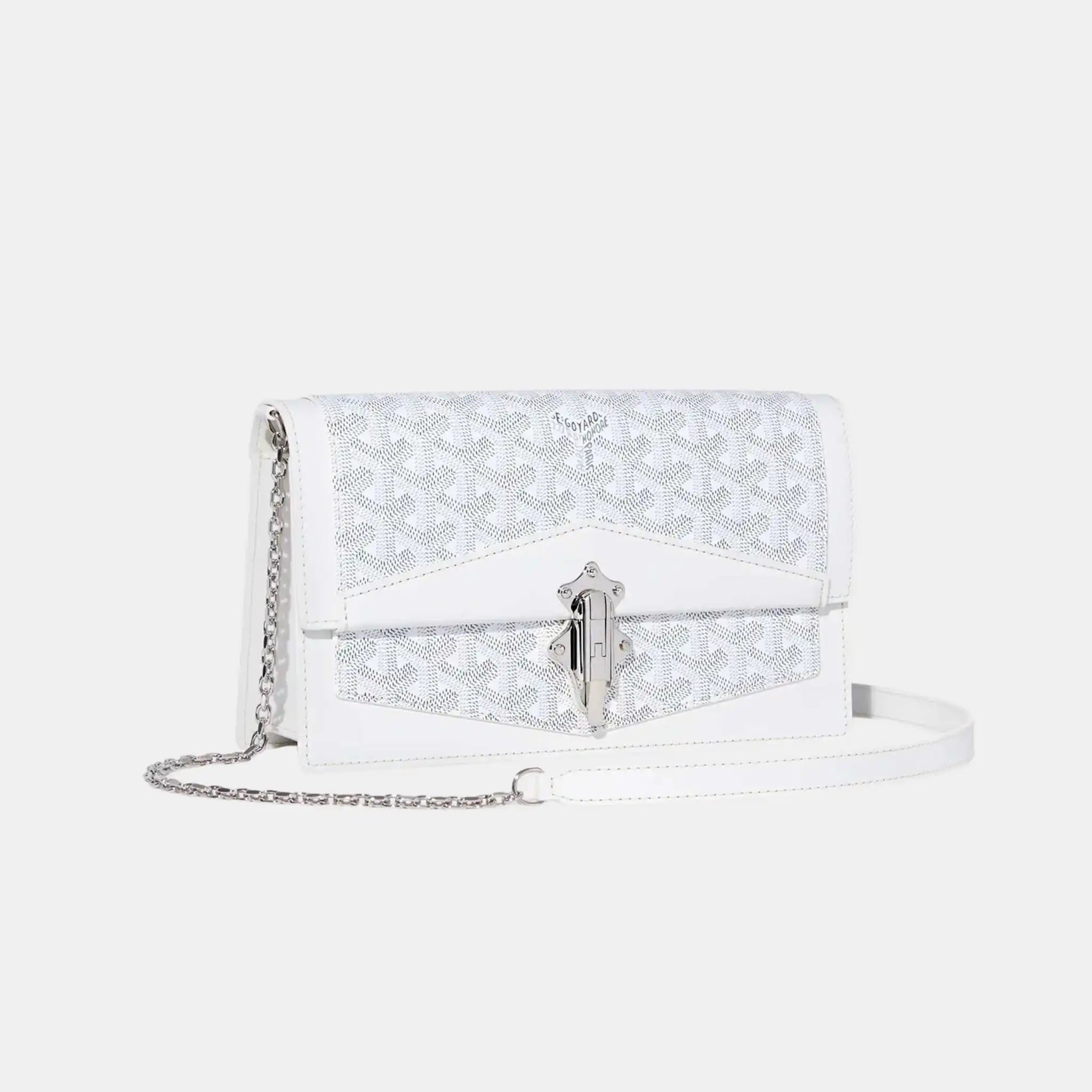Goyard Duchesse Marie Caroline Bag, White, Front