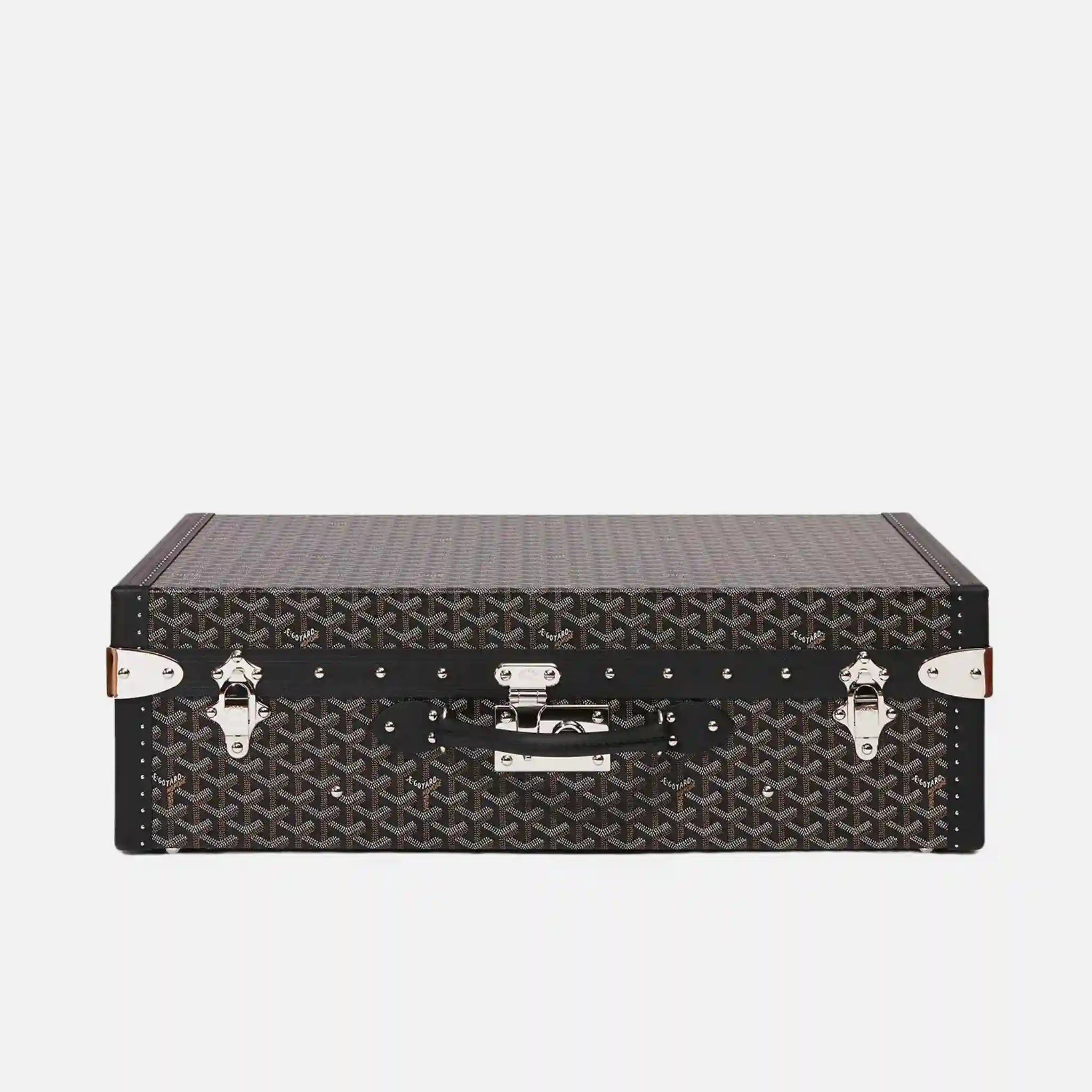 Goyard Grand Hotel 60 Case, Black, Front