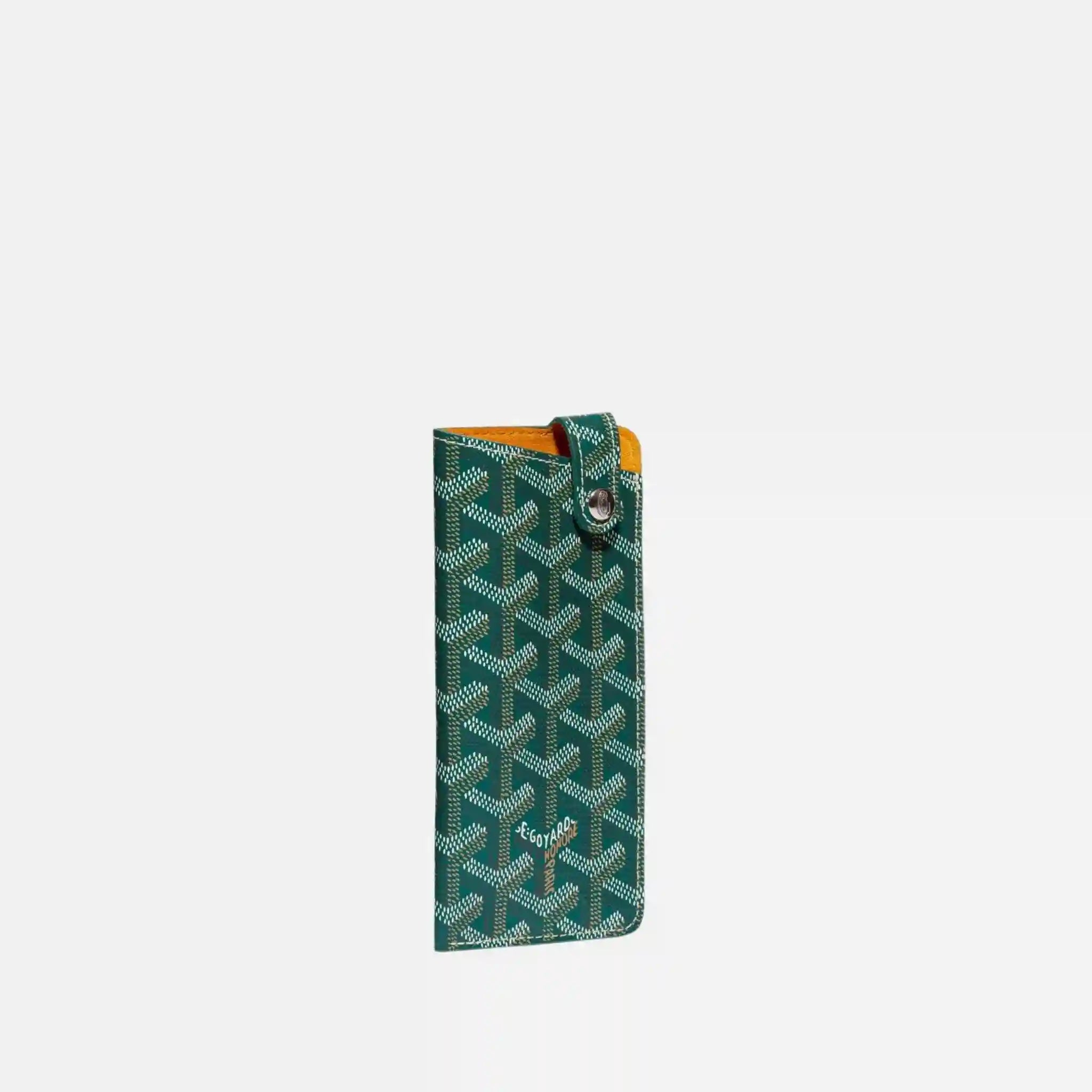 Goyard Montmartre PM Glasses Case, Green