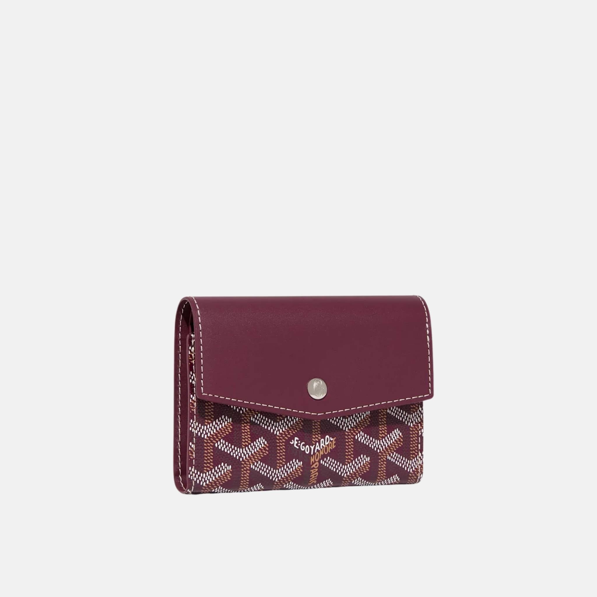 Goyard Saint Gabriel Wallet, Burgundy