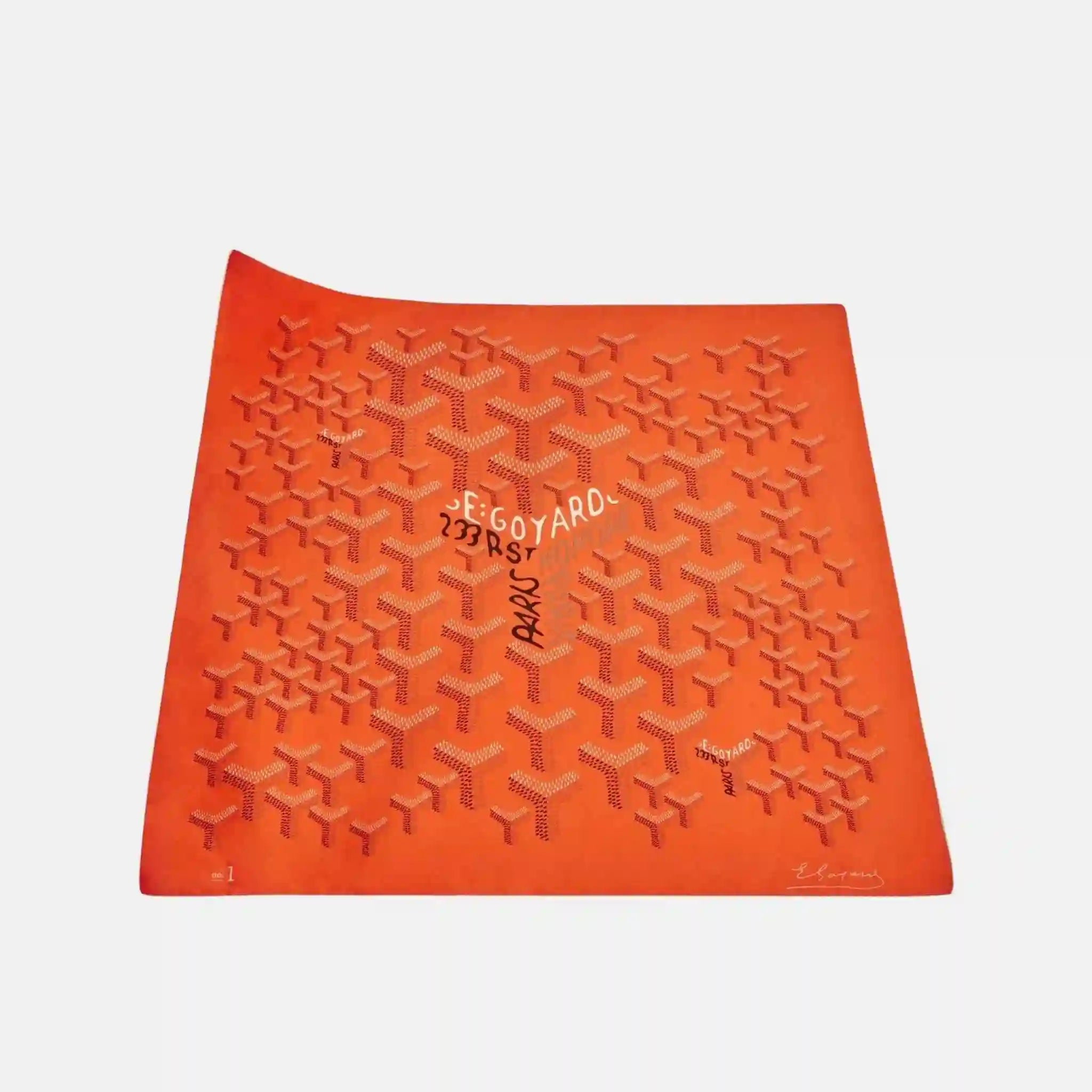 Goyard Scarf No 1, Orange