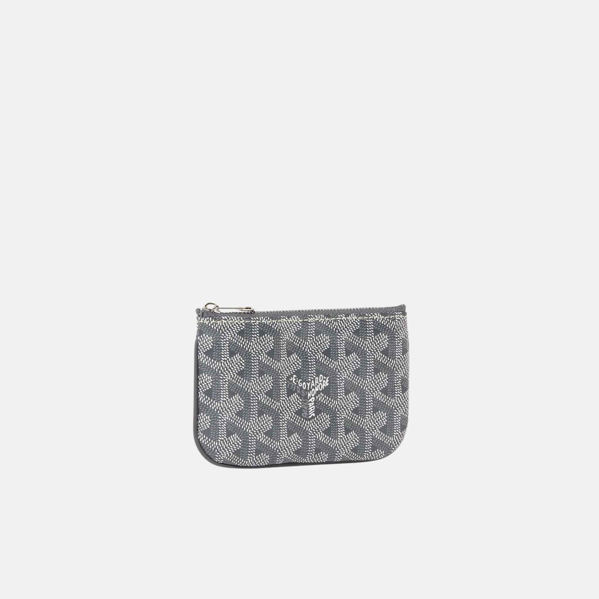 Goyard Senat Nano Key Pouch, Grey
