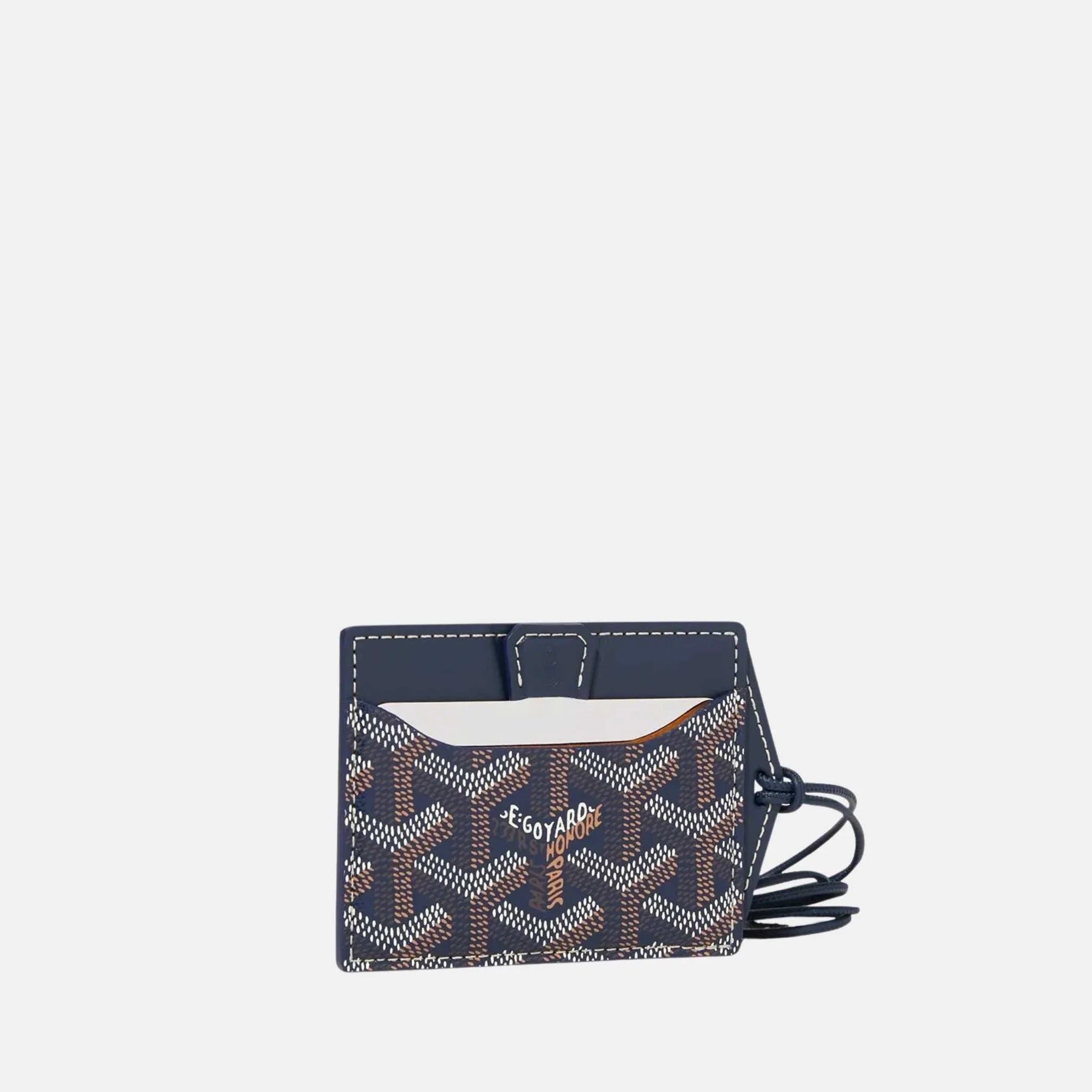Goyard Venus Bag Mirror, Navy Blue, Front