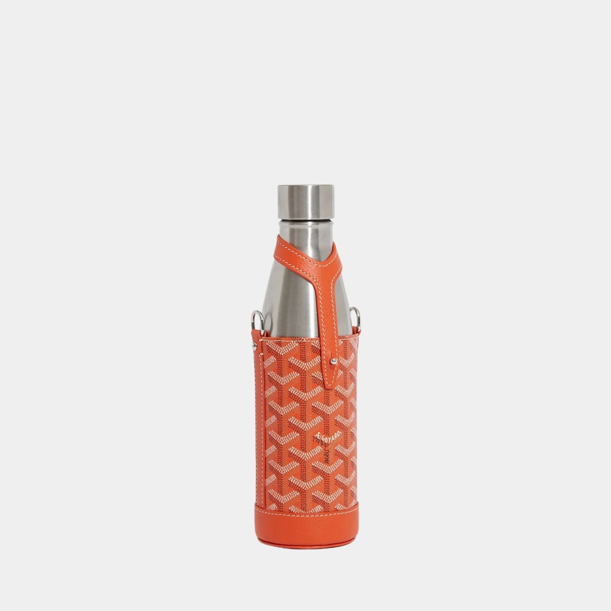 Goyard Yonne MM Case and Flask, Orange